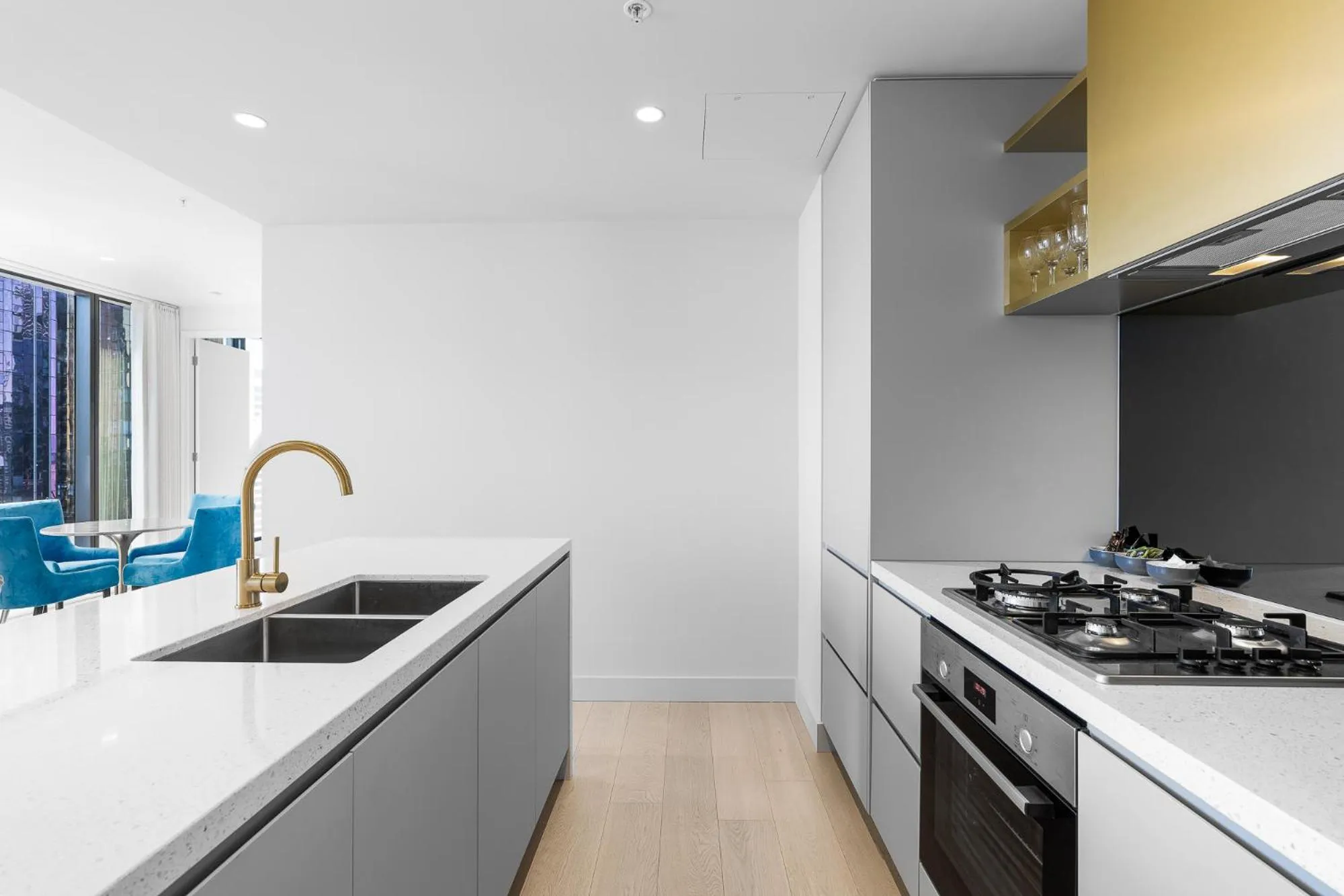 Kitchen or kitchenette in Paragon Apartments by CLLIX