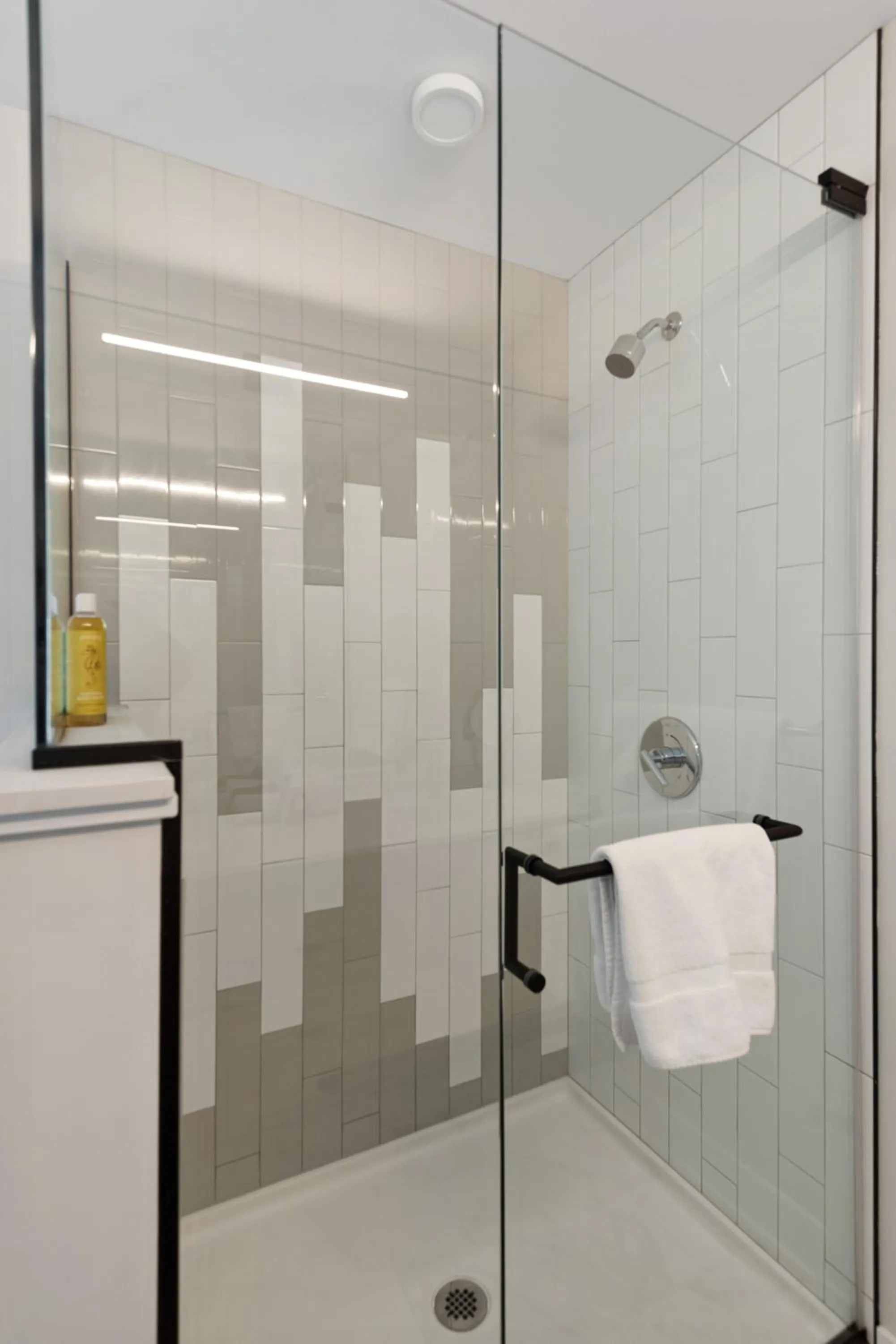 Shower in Avra Stylish Apartments Prime West Loop Location Near Union Park