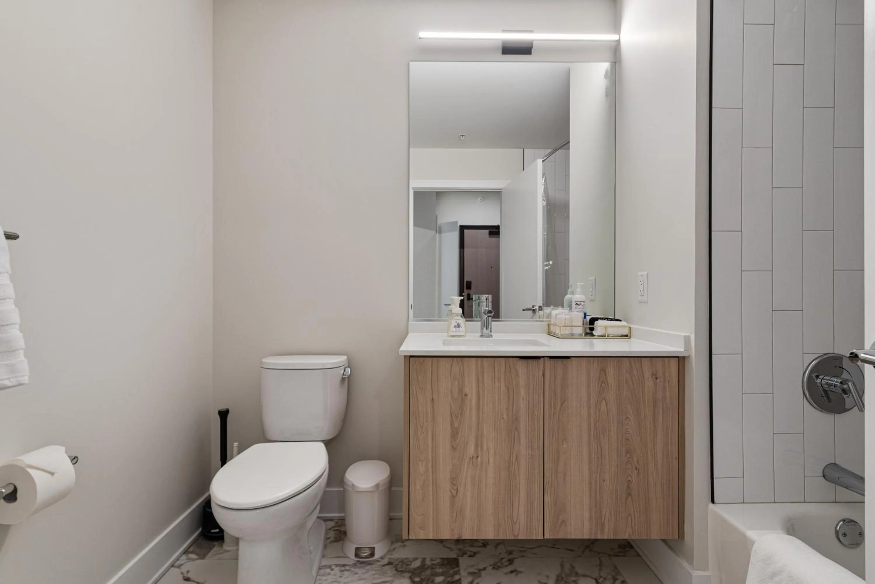 Bathroom in Avra Stylish Apartments Prime West Loop Location Near Union Park