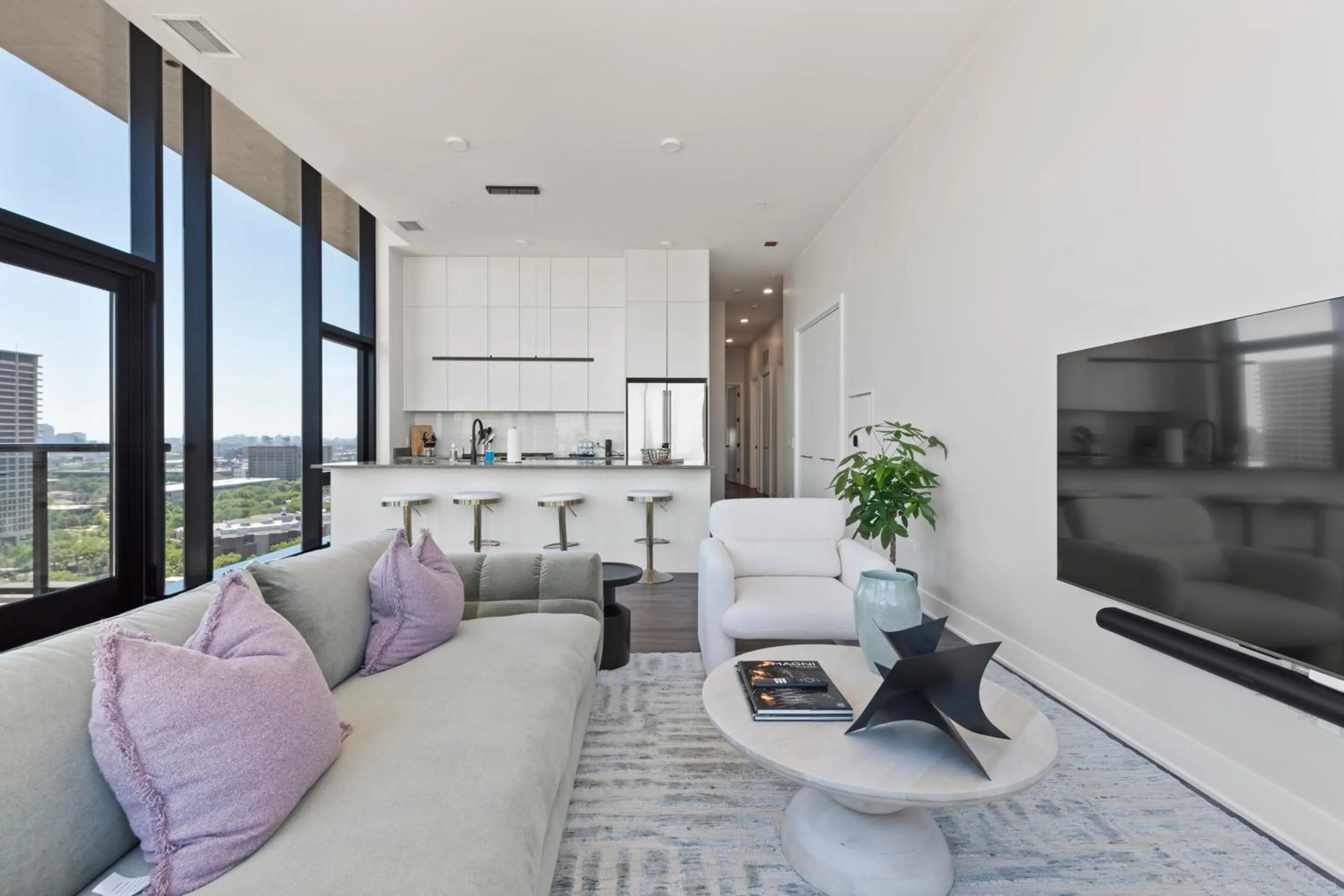 TV and multimedia in Avra Stylish Apartments Prime West Loop Location Near Union Park