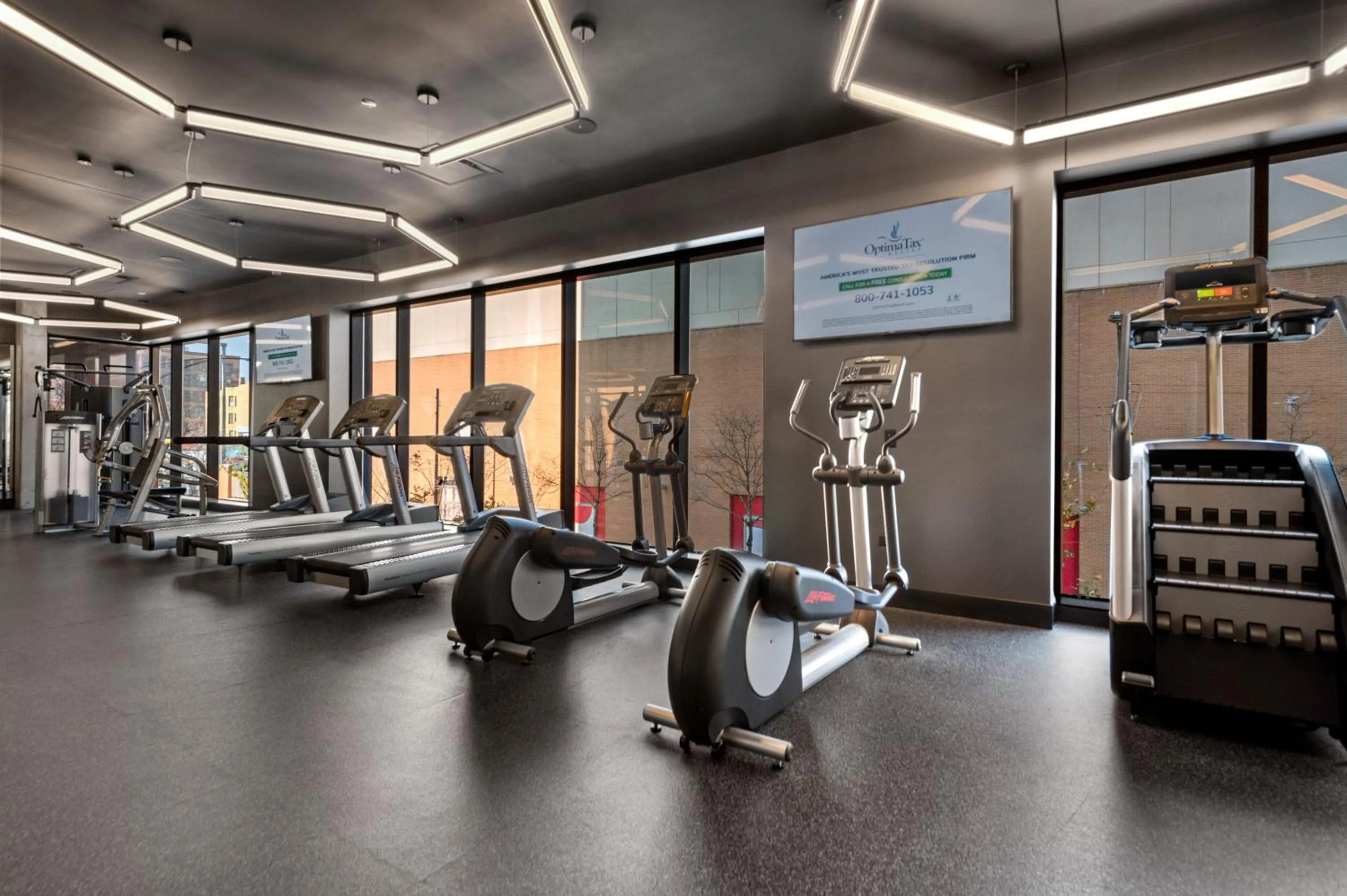 Fitness centre/facilities in Avra Stylish Apartments Prime West Loop Location Near Union Park