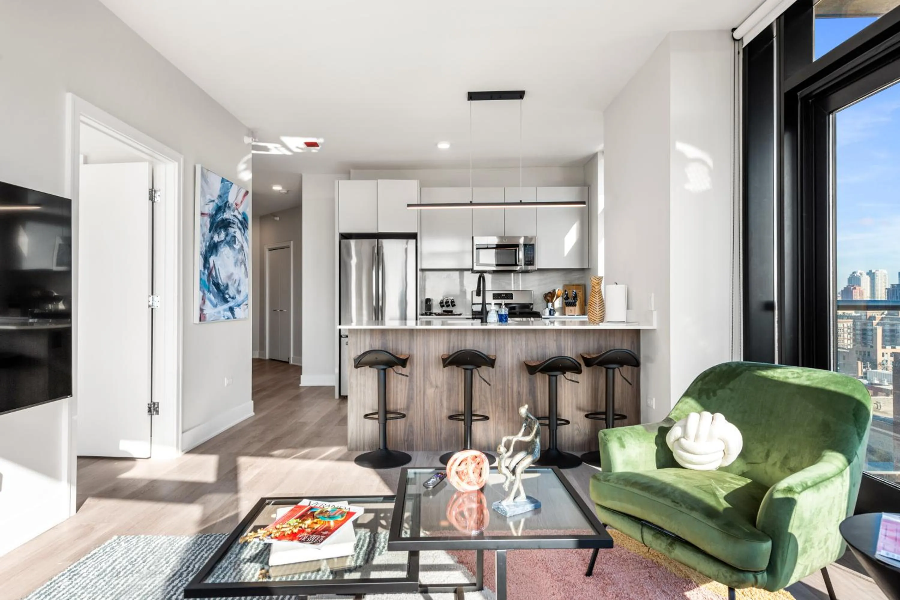 View (from property/room) in Avra Stylish Apartments Prime West Loop Location Near Union Park