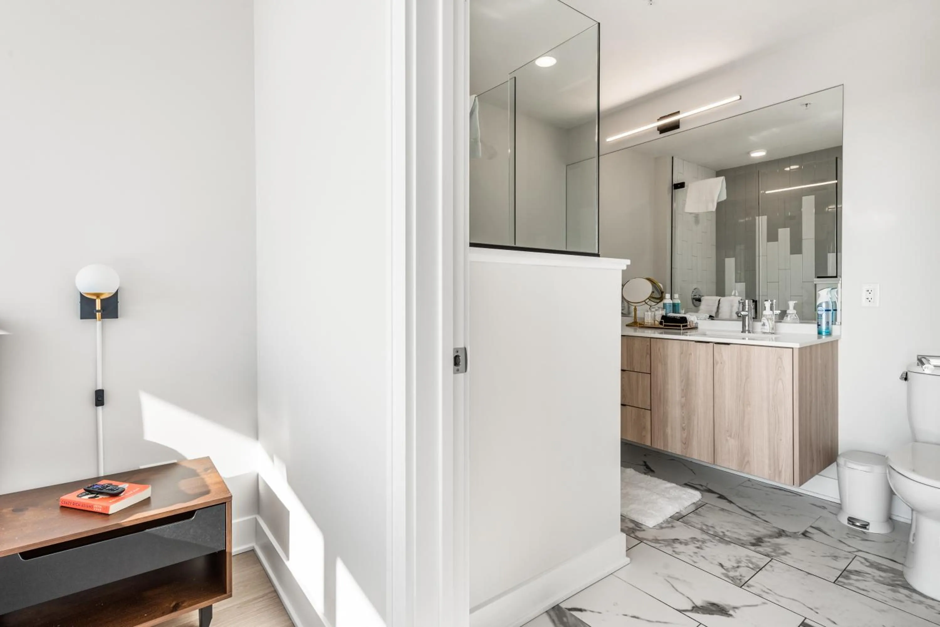 Toilet in Avra Stylish Apartments Prime West Loop Location Near Union Park