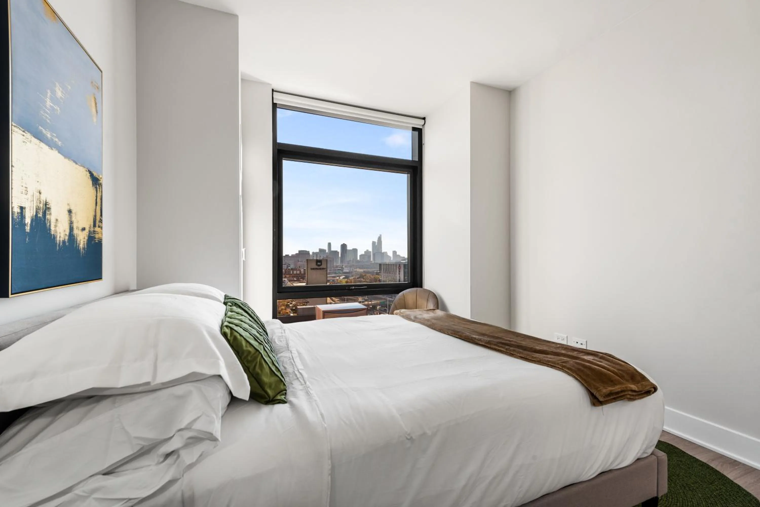 Bed in Avra Stylish Apartments Prime West Loop Location Near Union Park