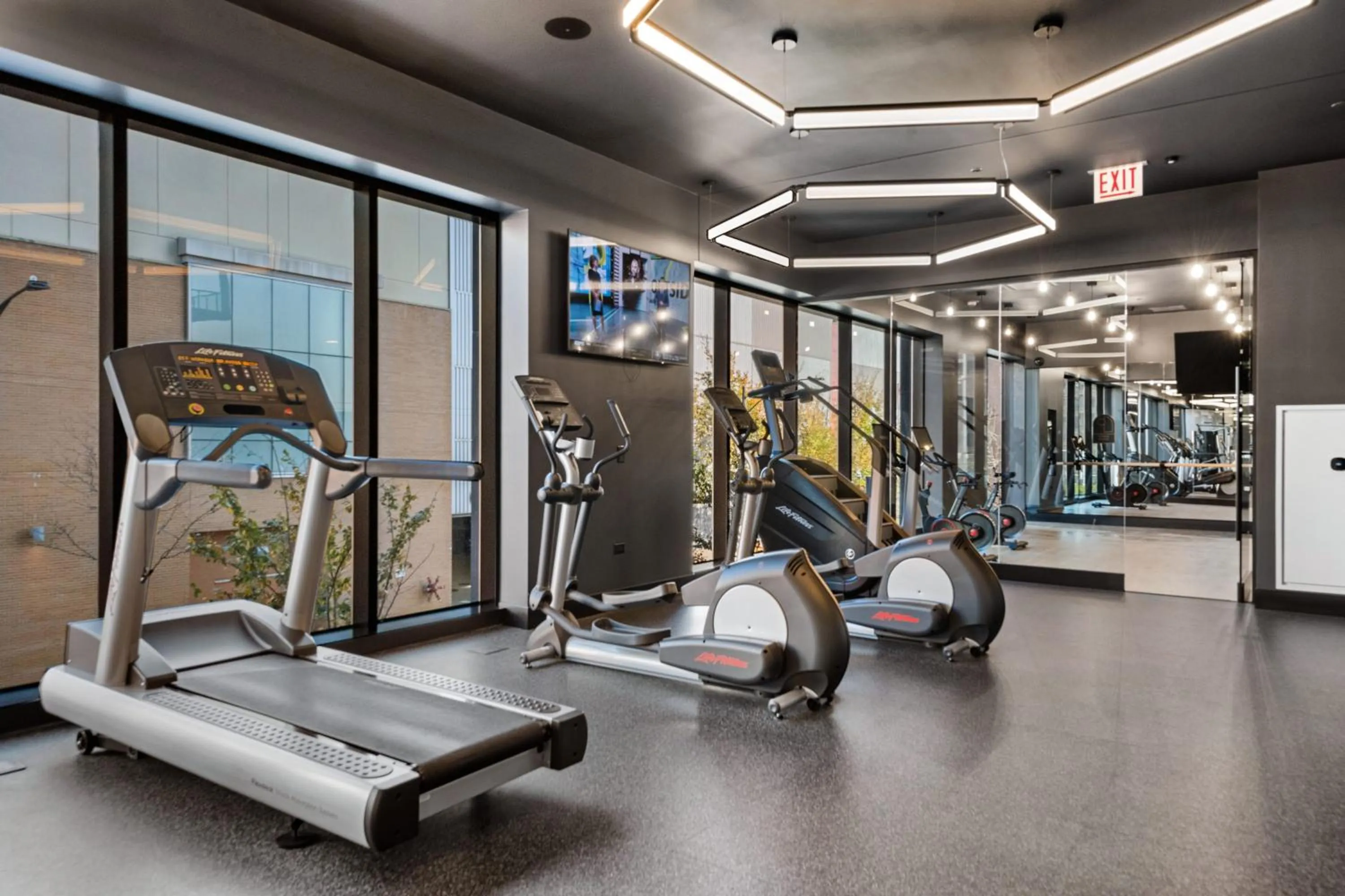 Fitness centre/facilities in Avra Stylish Apartments Prime West Loop Location Near Union Park