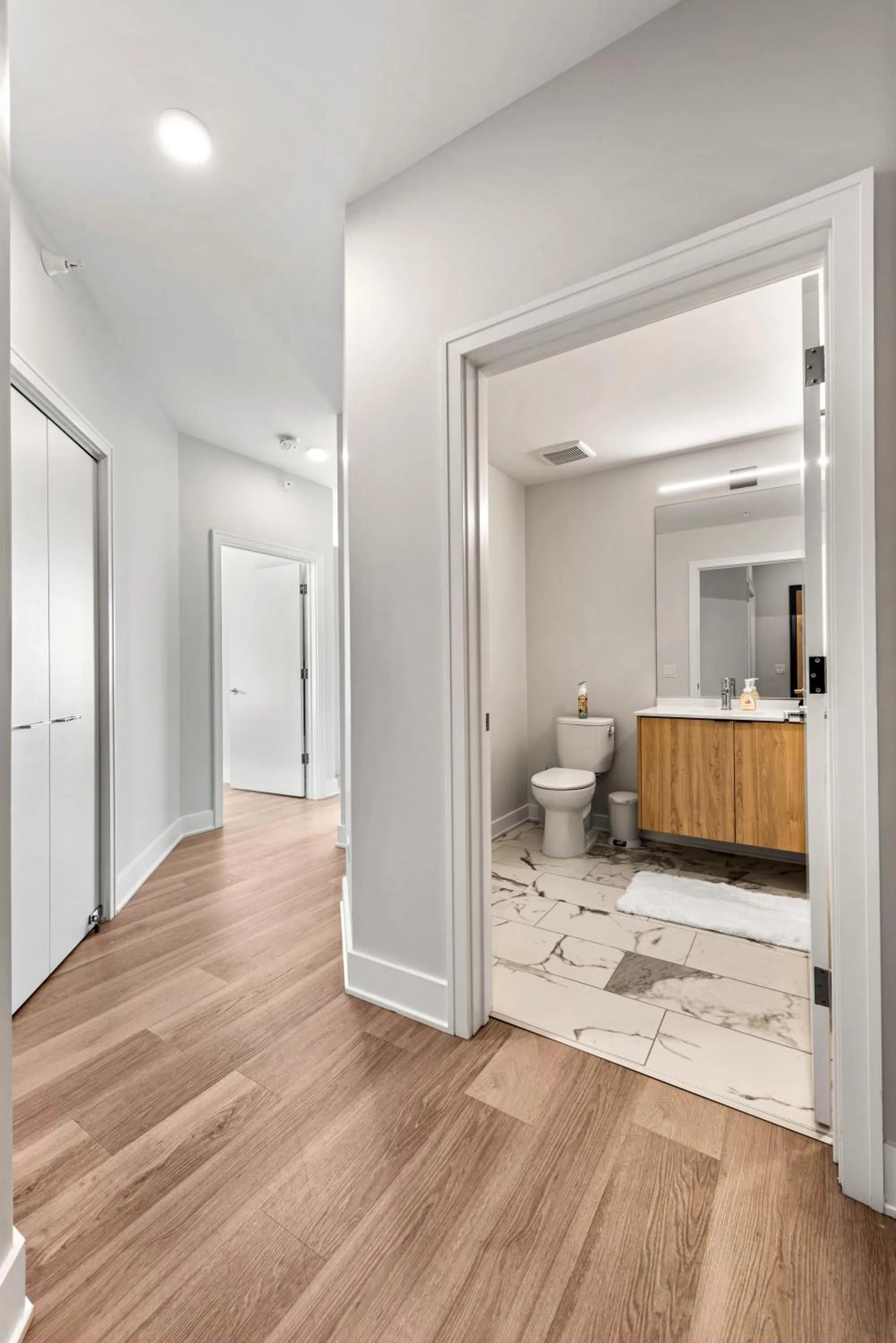 Bathroom in Avra Stylish Apartments Prime West Loop Location Near Union Park