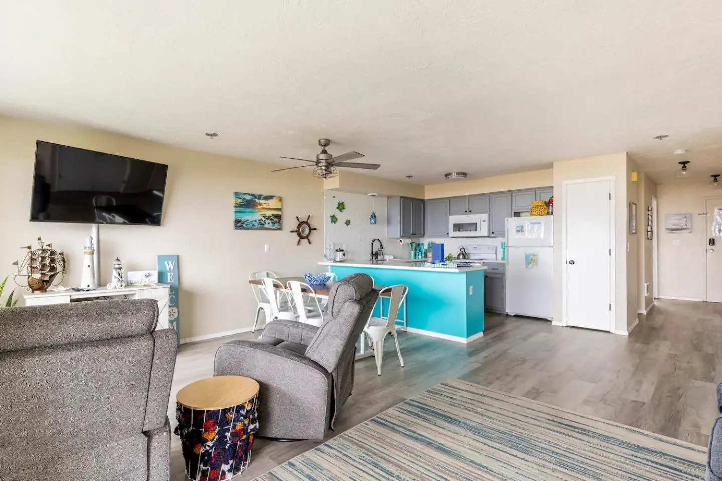 TV and multimedia in Sand Dollar Haven at Seaside Beach Club Unit 306