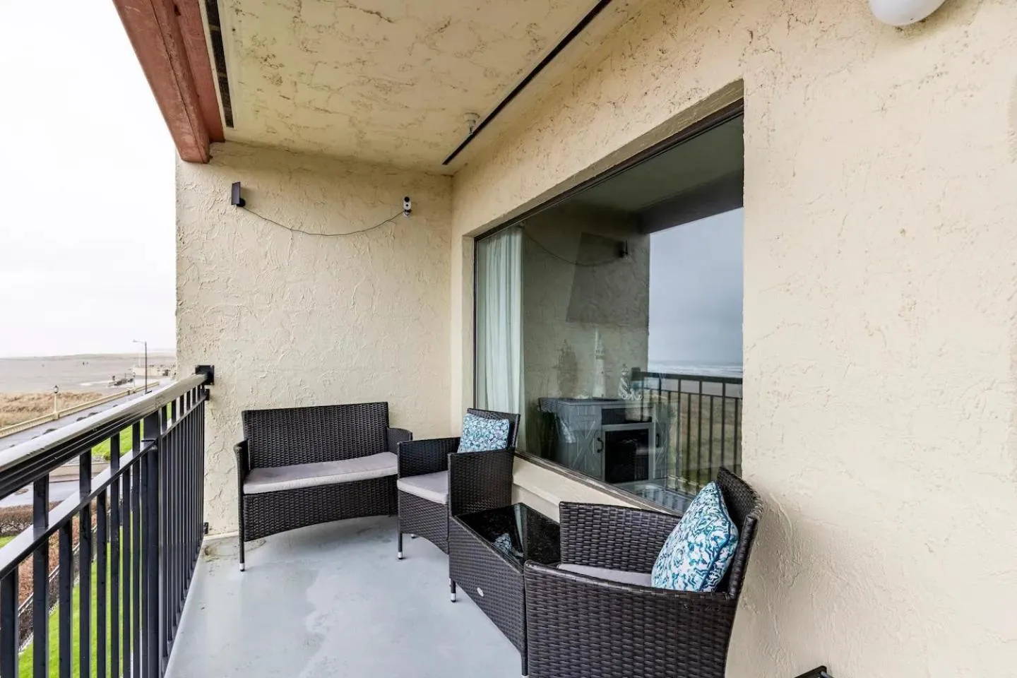 Balcony/Terrace in Sand Dollar Haven at Seaside Beach Club Unit 306