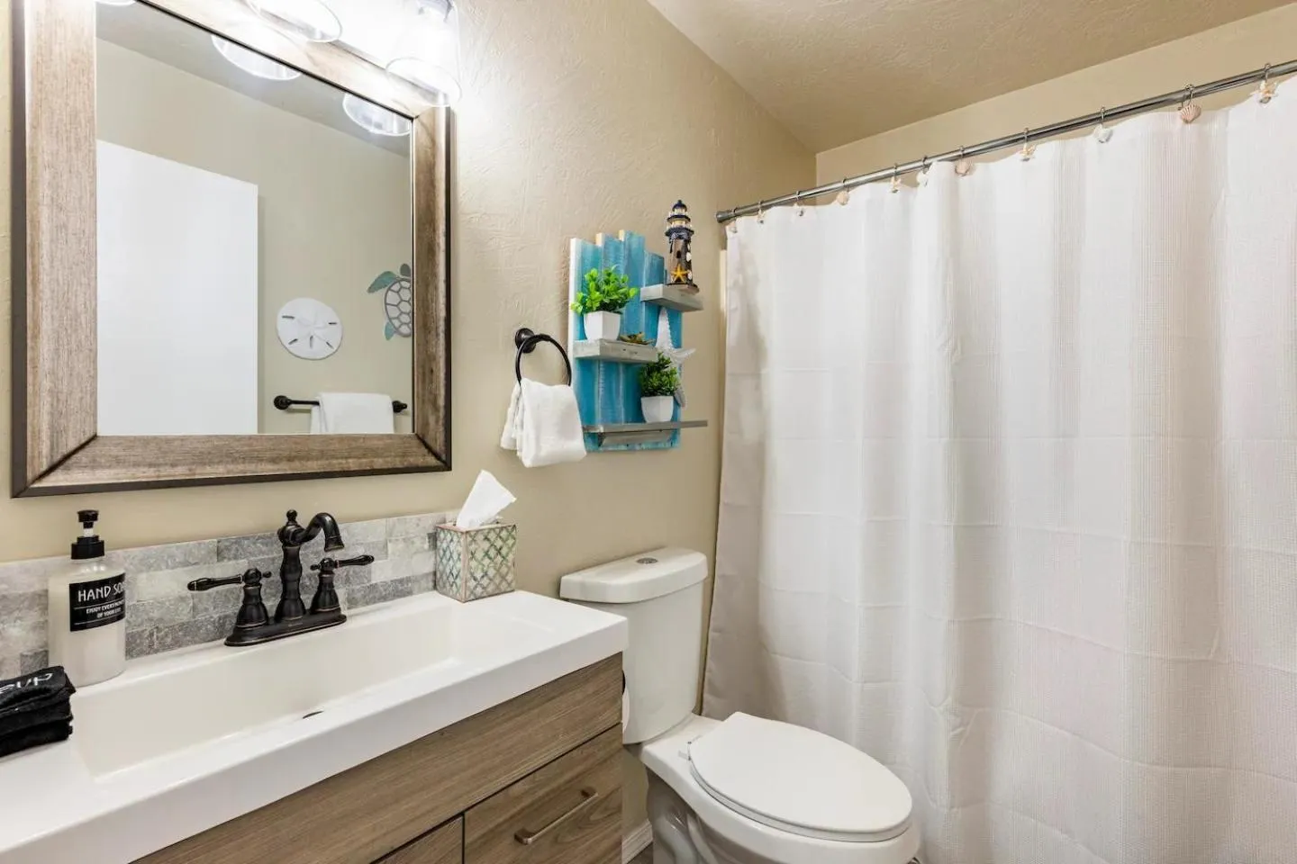 Shower in Sand Dollar Haven at Seaside Beach Club Unit 306