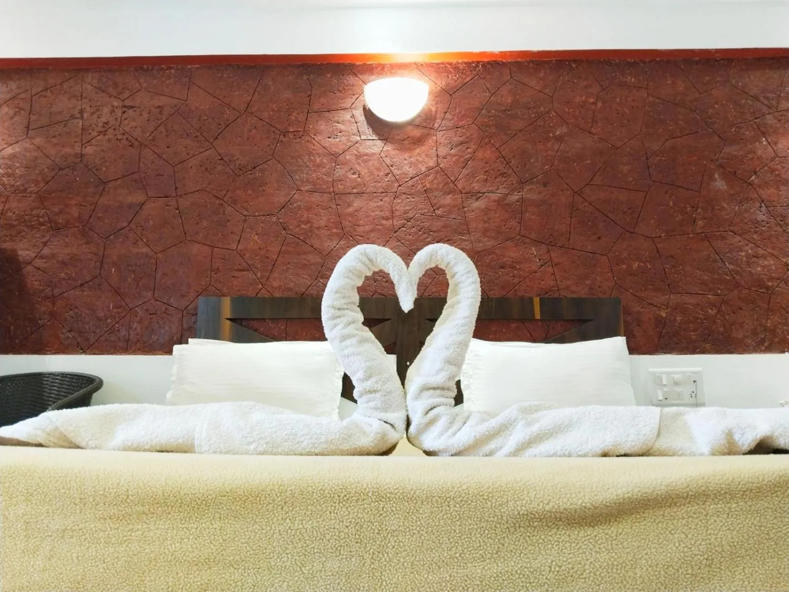 Bed in Blue Sea Beach Resort