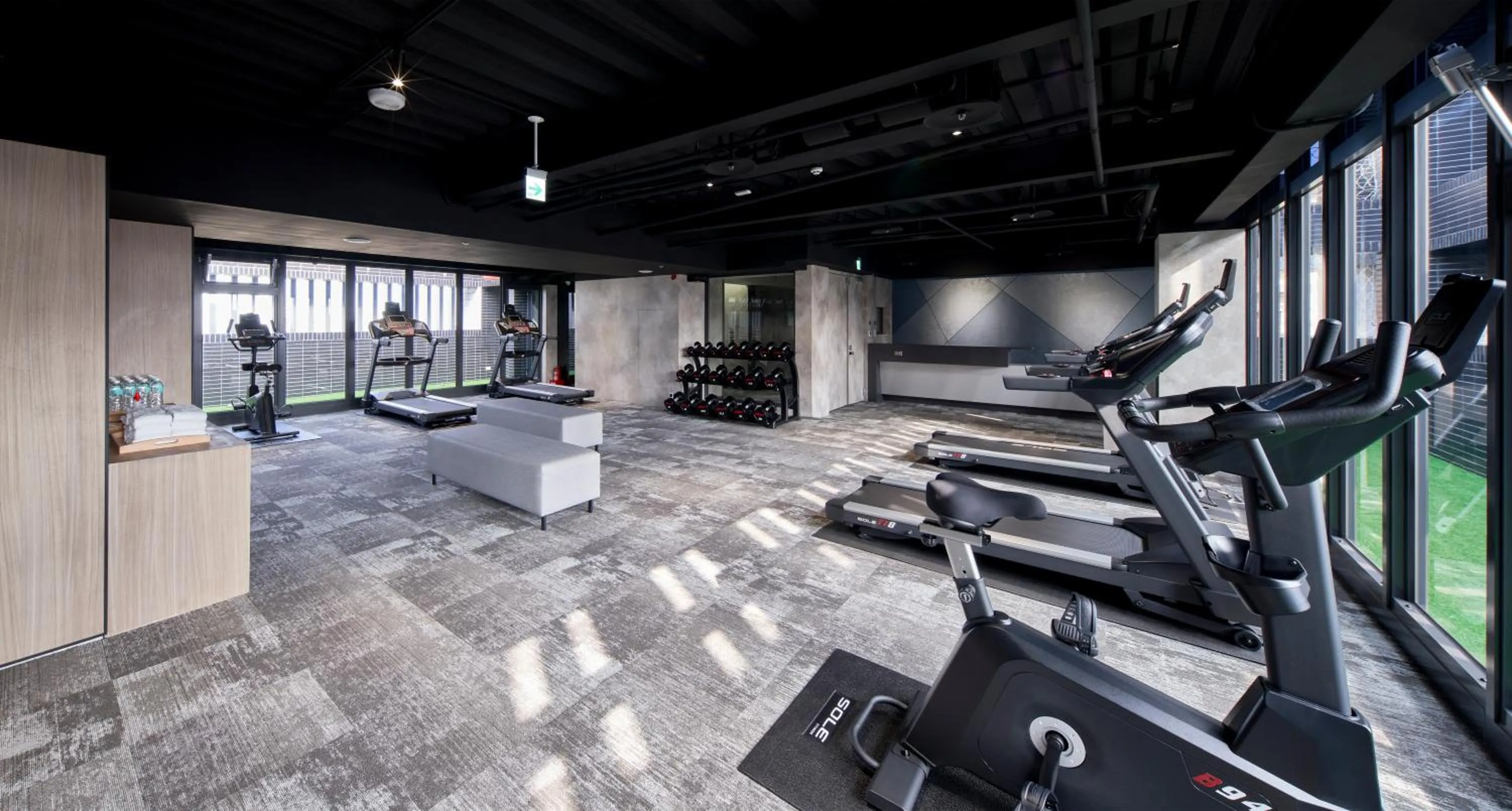Fitness centre/facilities in CP Hotel