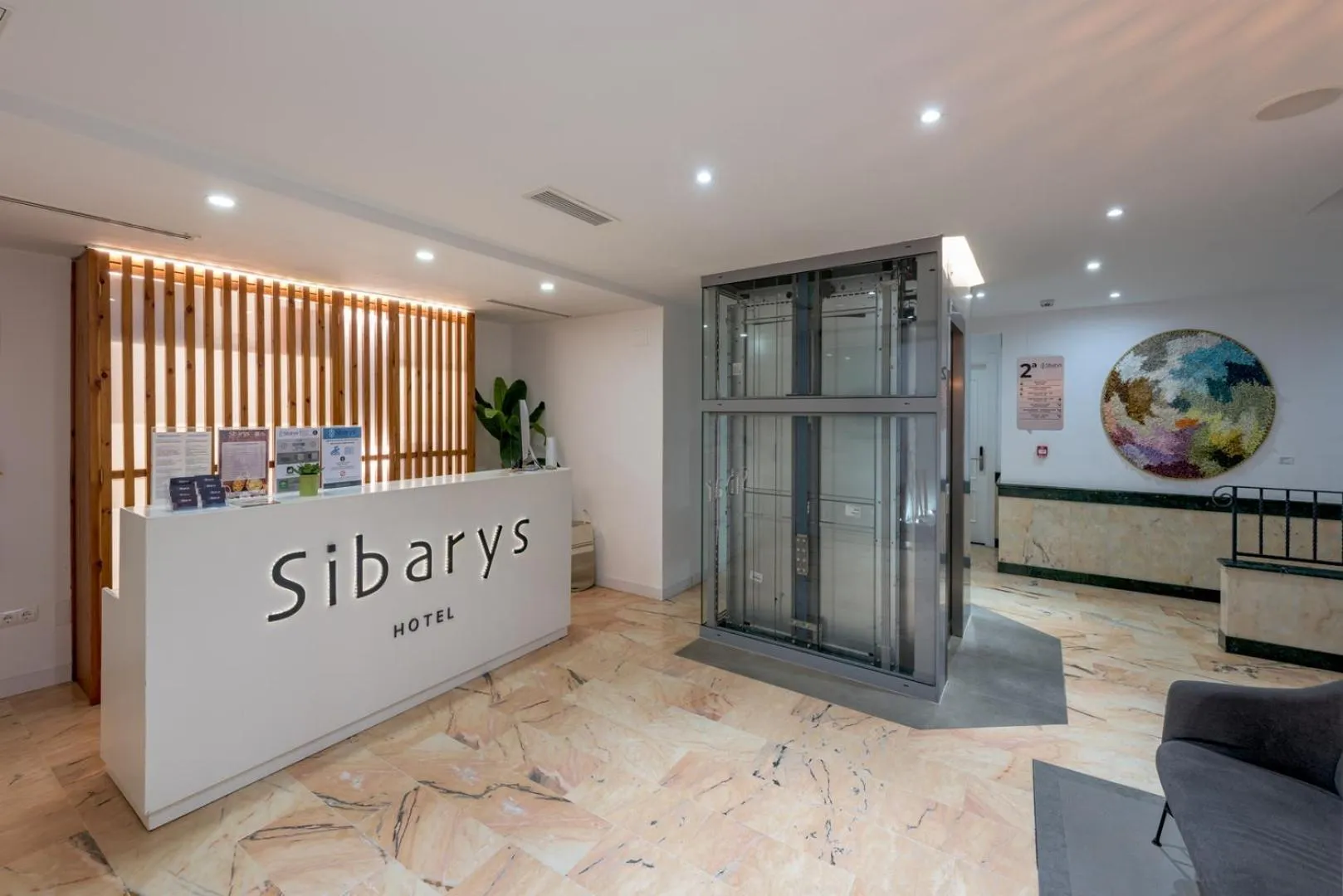 Lobby or reception in Hotel Boutique Sibarys - Adults Recommended
