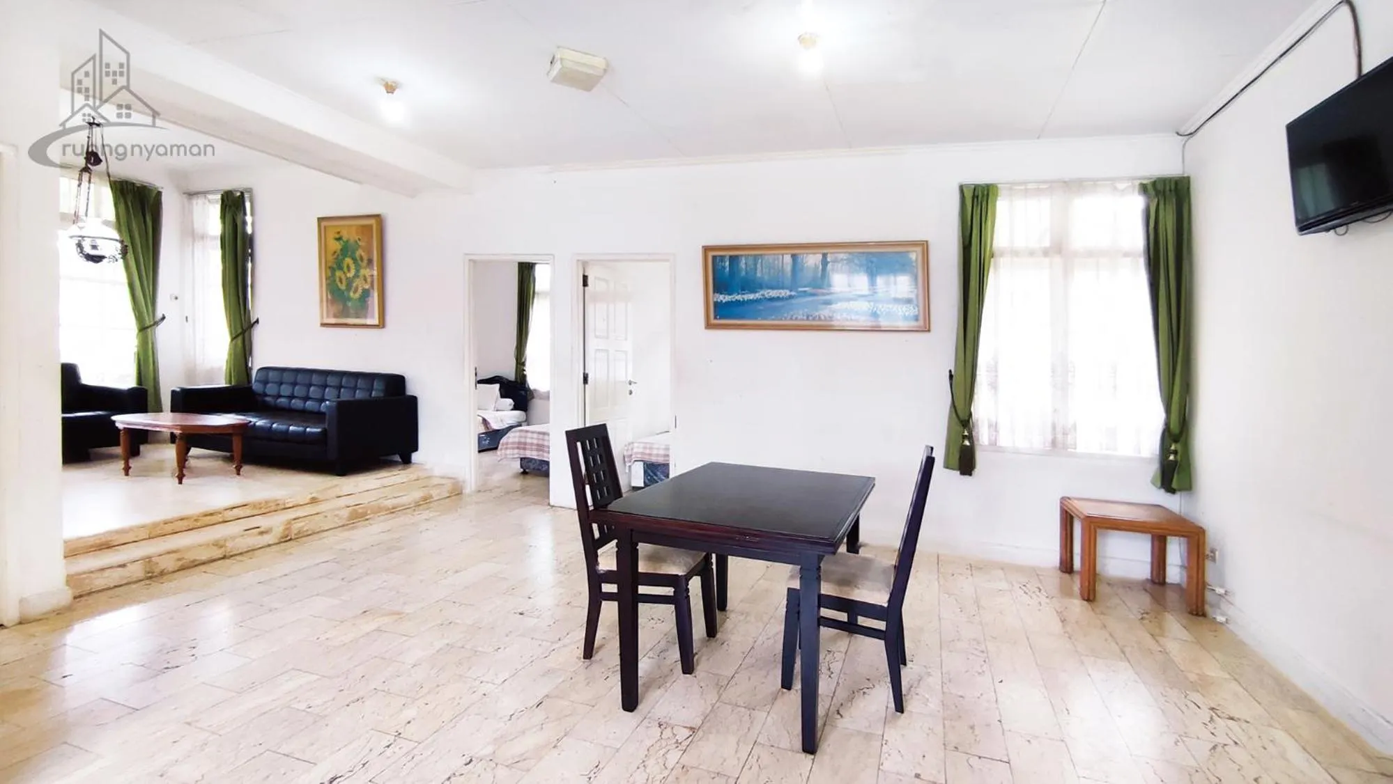 TV and multimedia in Sukanagalih Resort by Ruang Nyaman