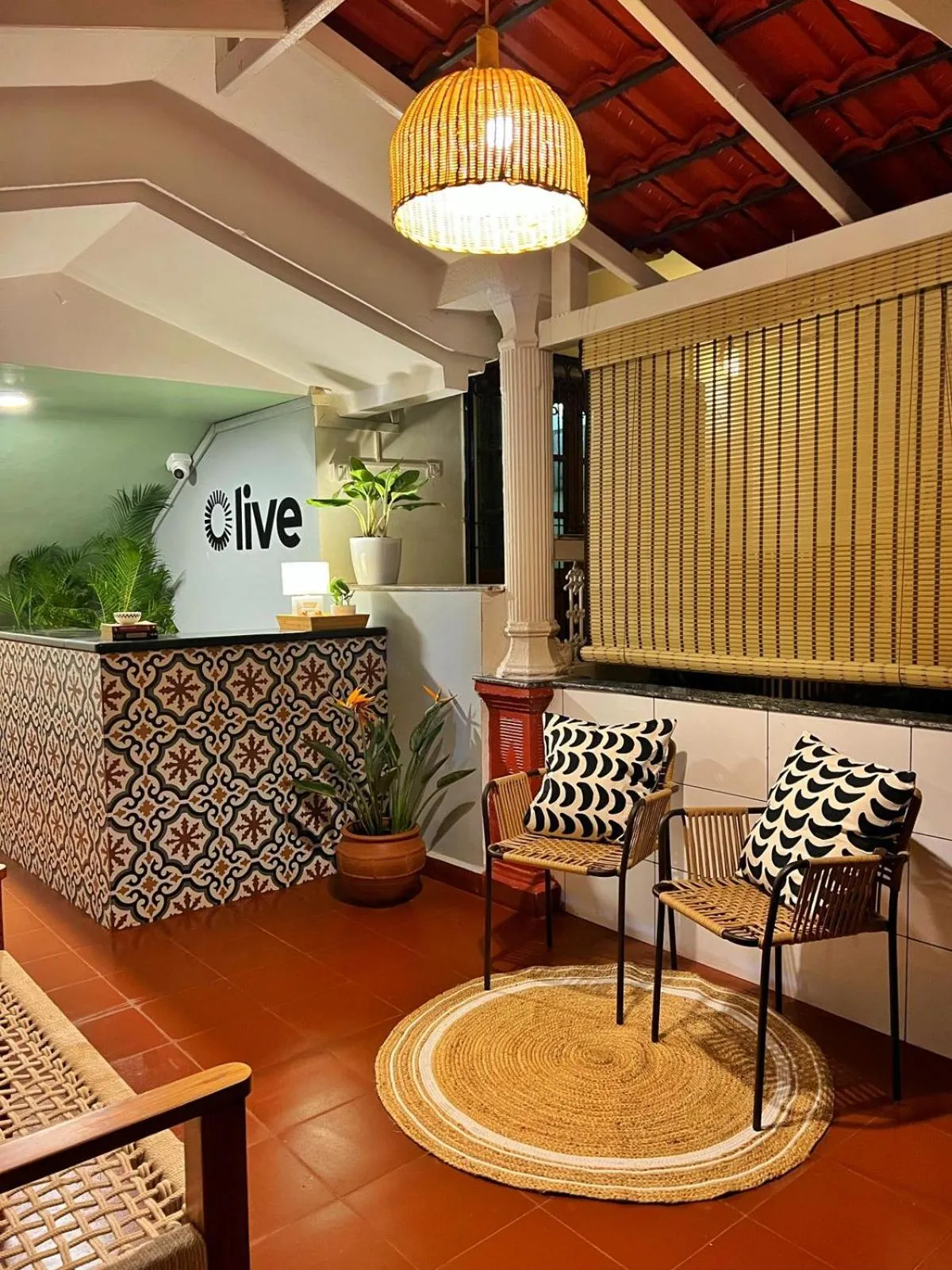 Lobby or reception in Olive Hotel Calangute Niwasa by Embassy Group