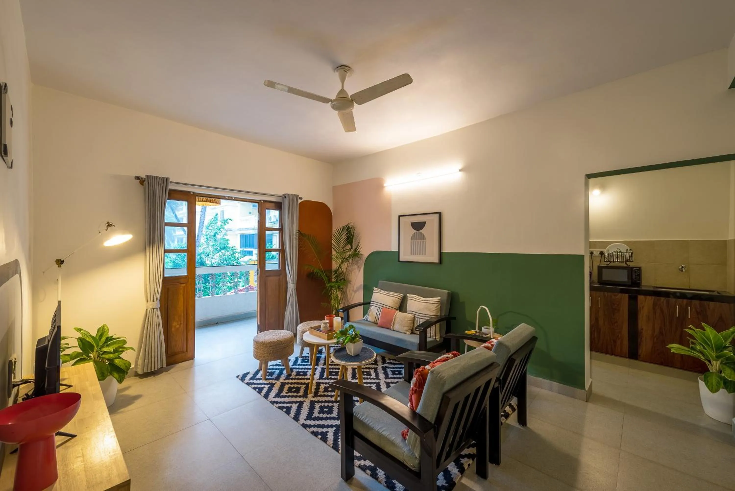 Living room in Olive Hotel Calangute Niwasa by Embassy Group