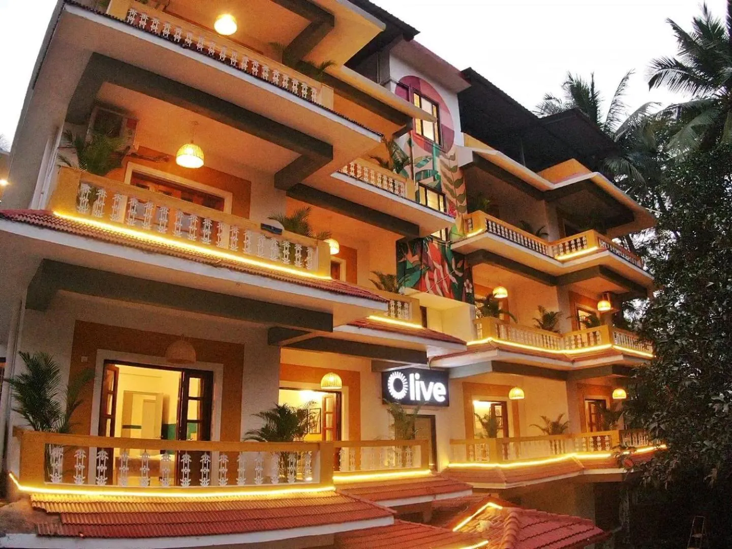 Property building in Olive Hotel Calangute Niwasa by Embassy Group