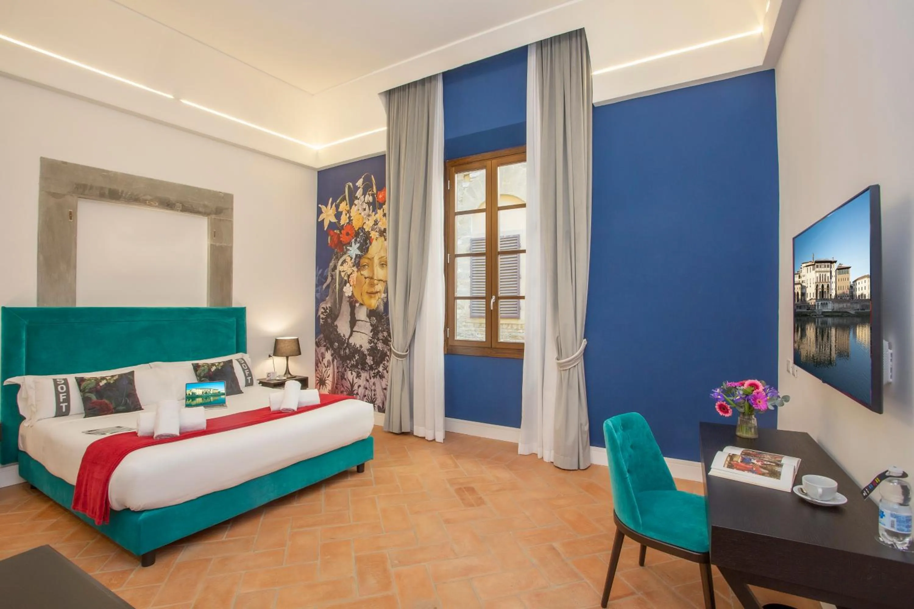 Photo of the whole room, Bed in Casual Rinascimento Firenze