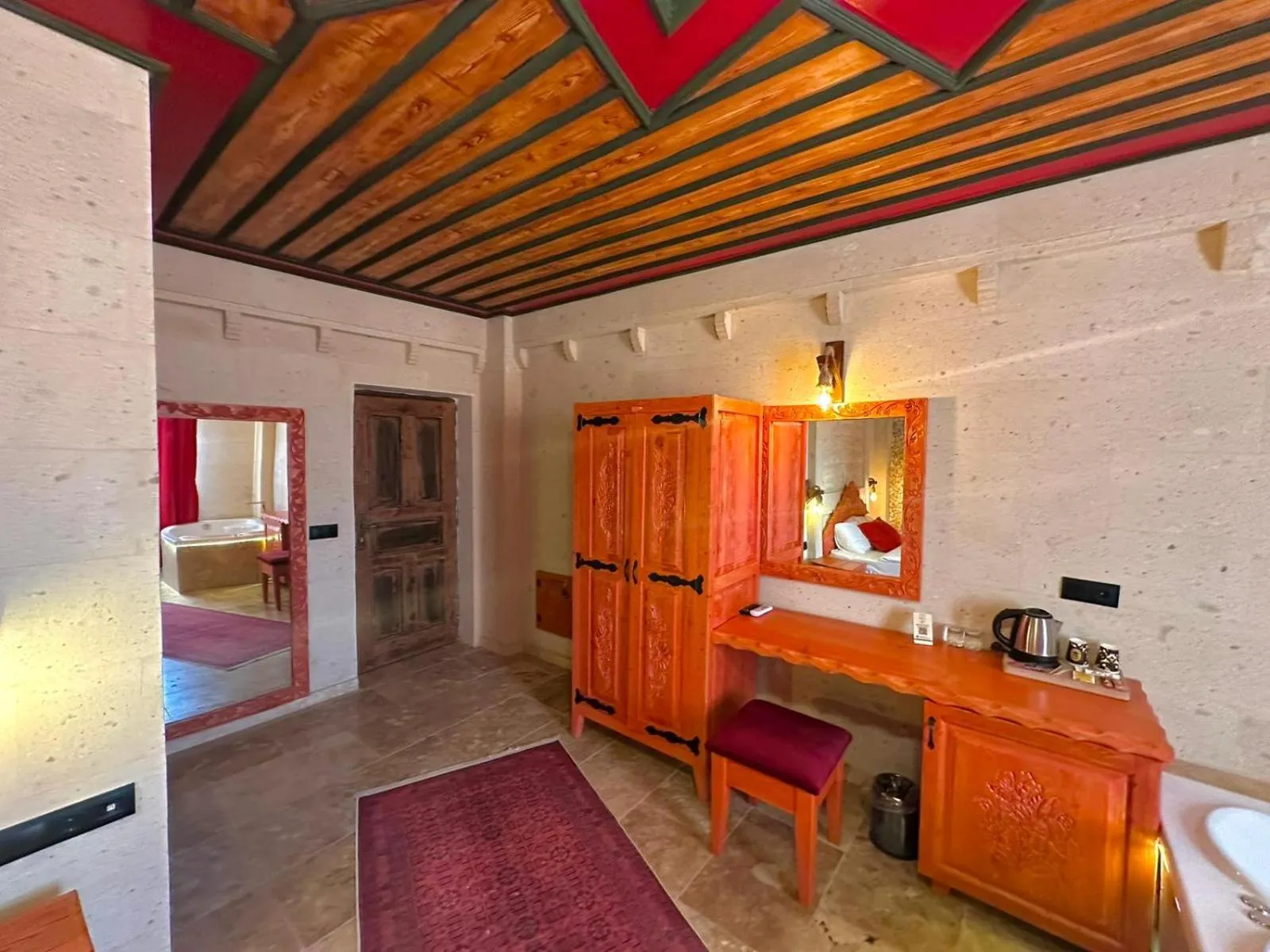 Bed in Gemosa Cappadocia Hotel