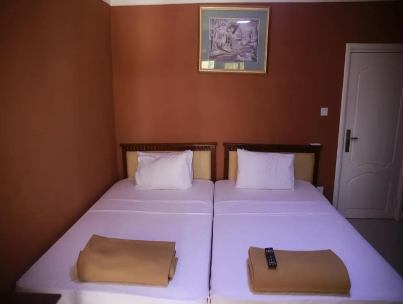 Bed in Mansea Beach Hotel