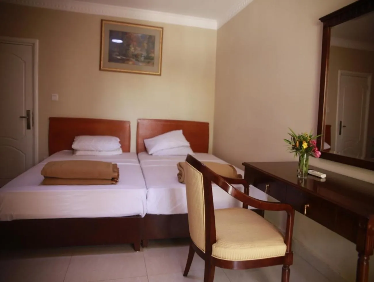 Bed in Mansea Beach Hotel