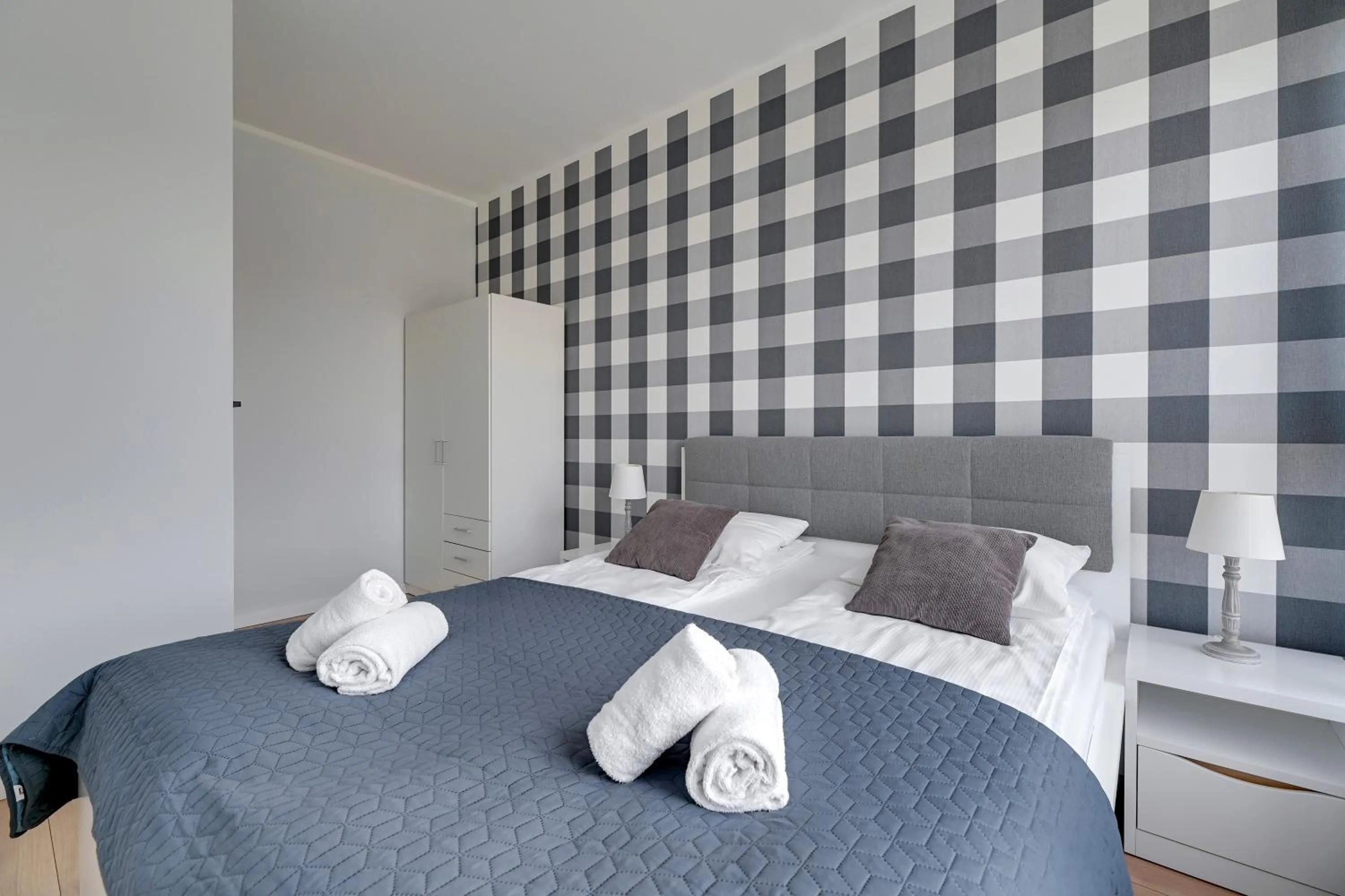 Bed in RentPlanet - Apartamenty Chlebova II