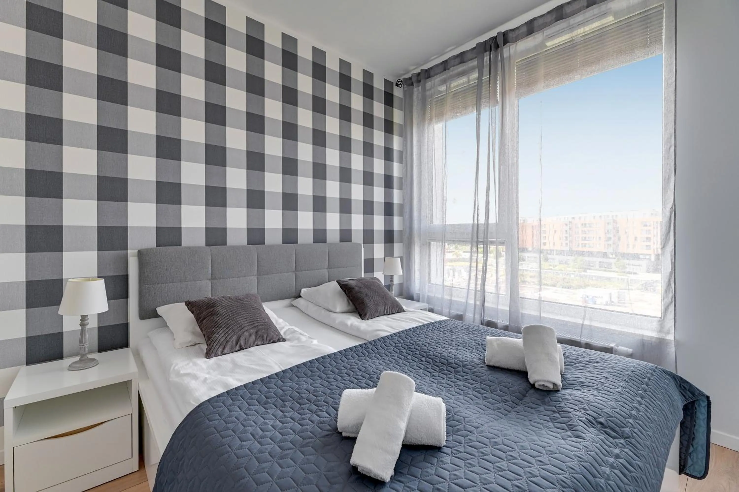 Bed in RentPlanet - Apartamenty Chlebova II