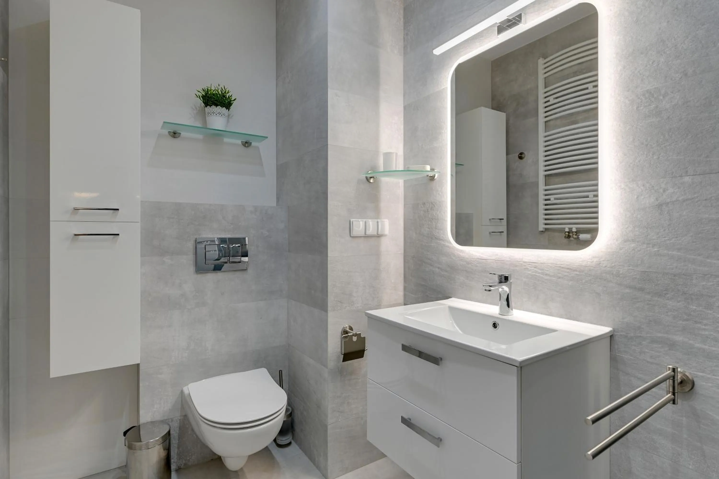 Shower in RentPlanet - Apartamenty Chlebova II