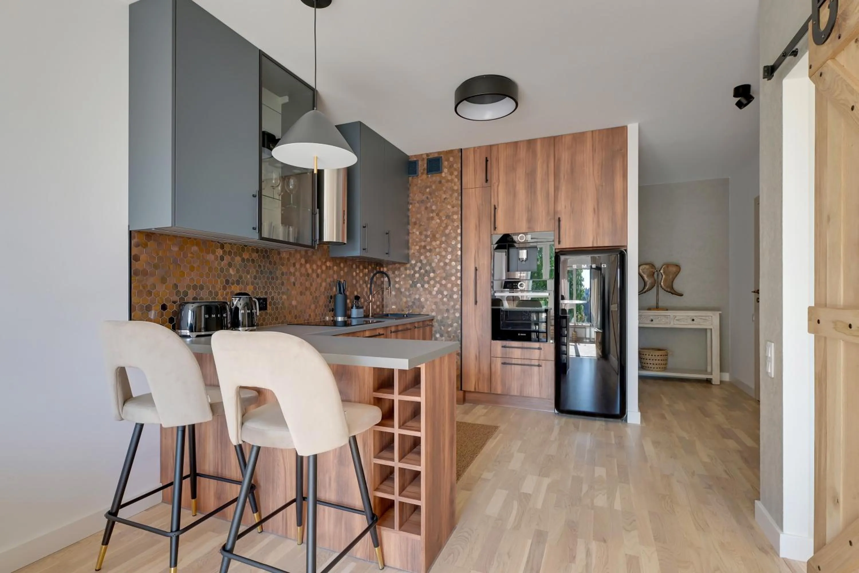 Kitchen or kitchenette in RentPlanet - Apartamenty Chlebova II