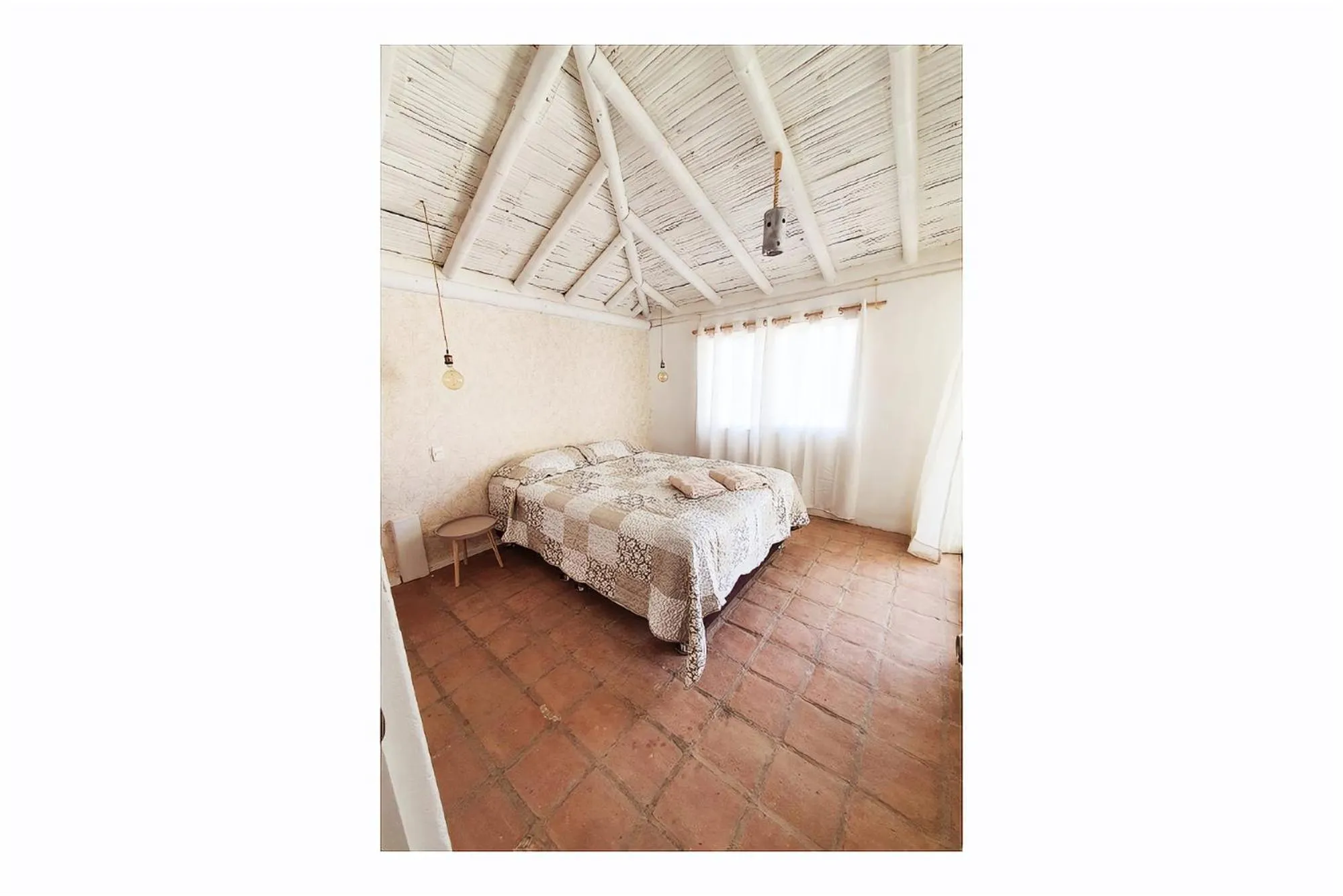 Bed in Oasis de Vichayito