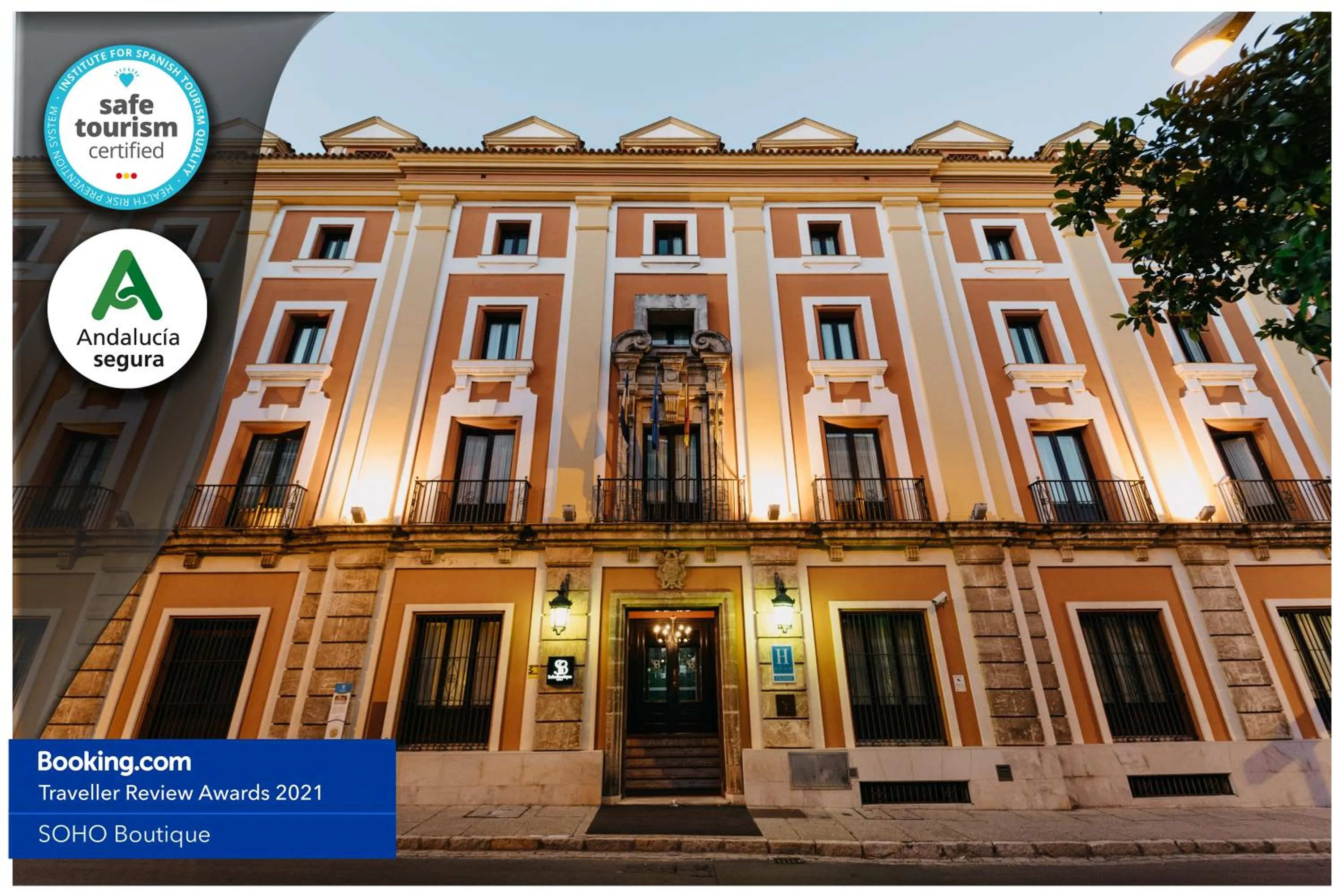 Property building in Hotel Soho Boutique Jerez