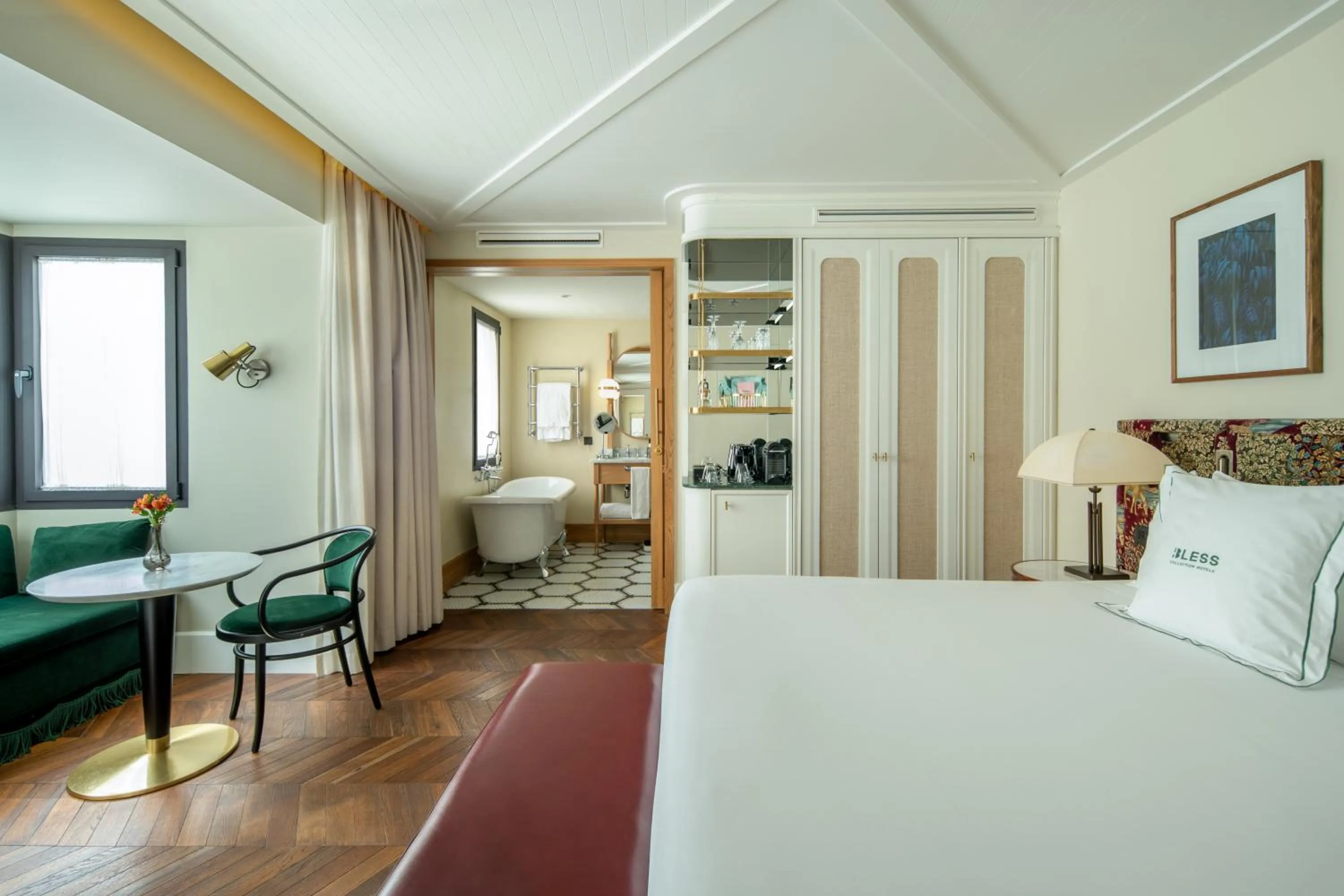 Photo of the whole room, Bed in BLESS Hotel Madrid - The Leading Hotels of the World