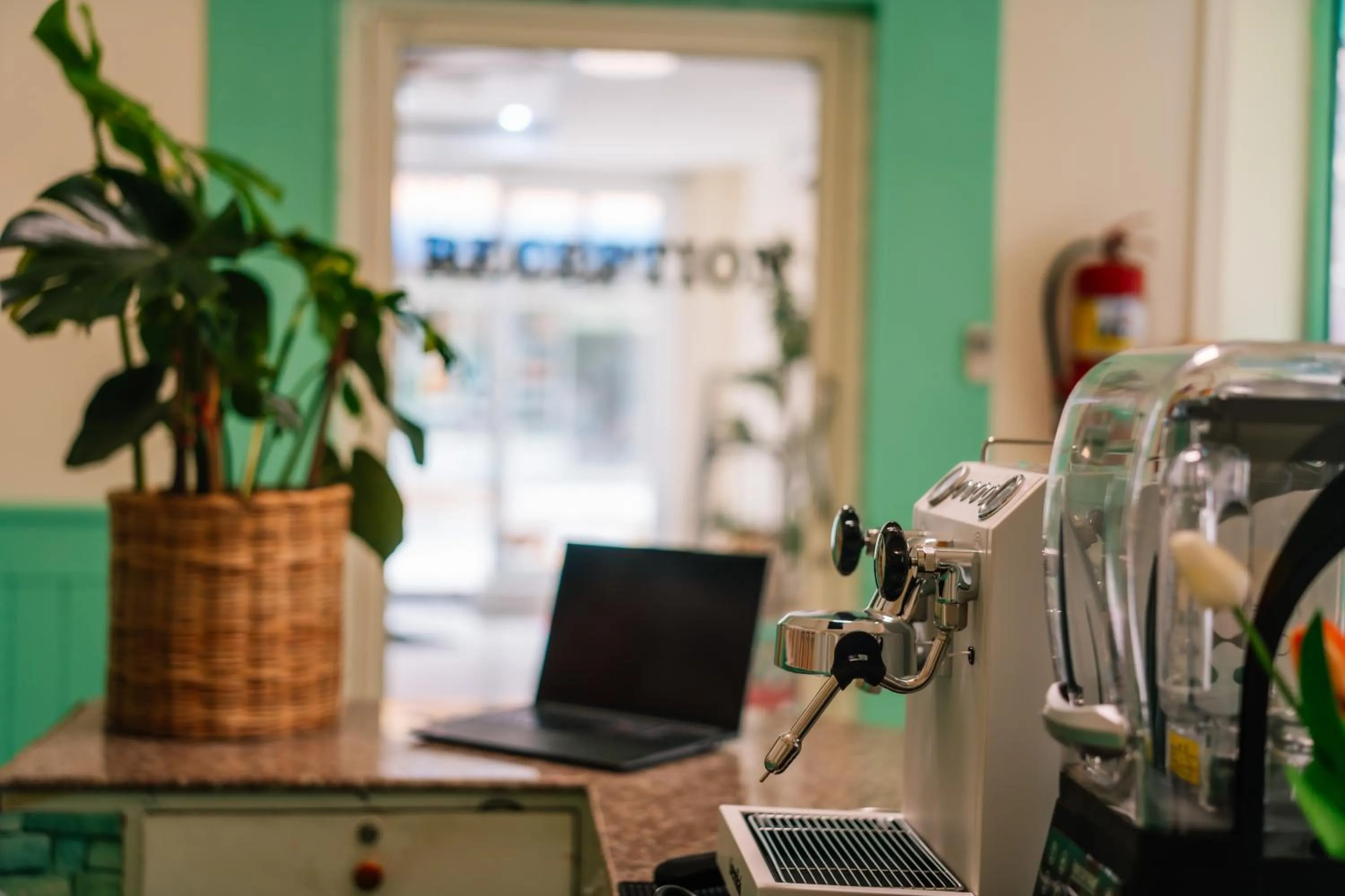 Lobby or reception in Catnip Seaside Hotel&Cafe