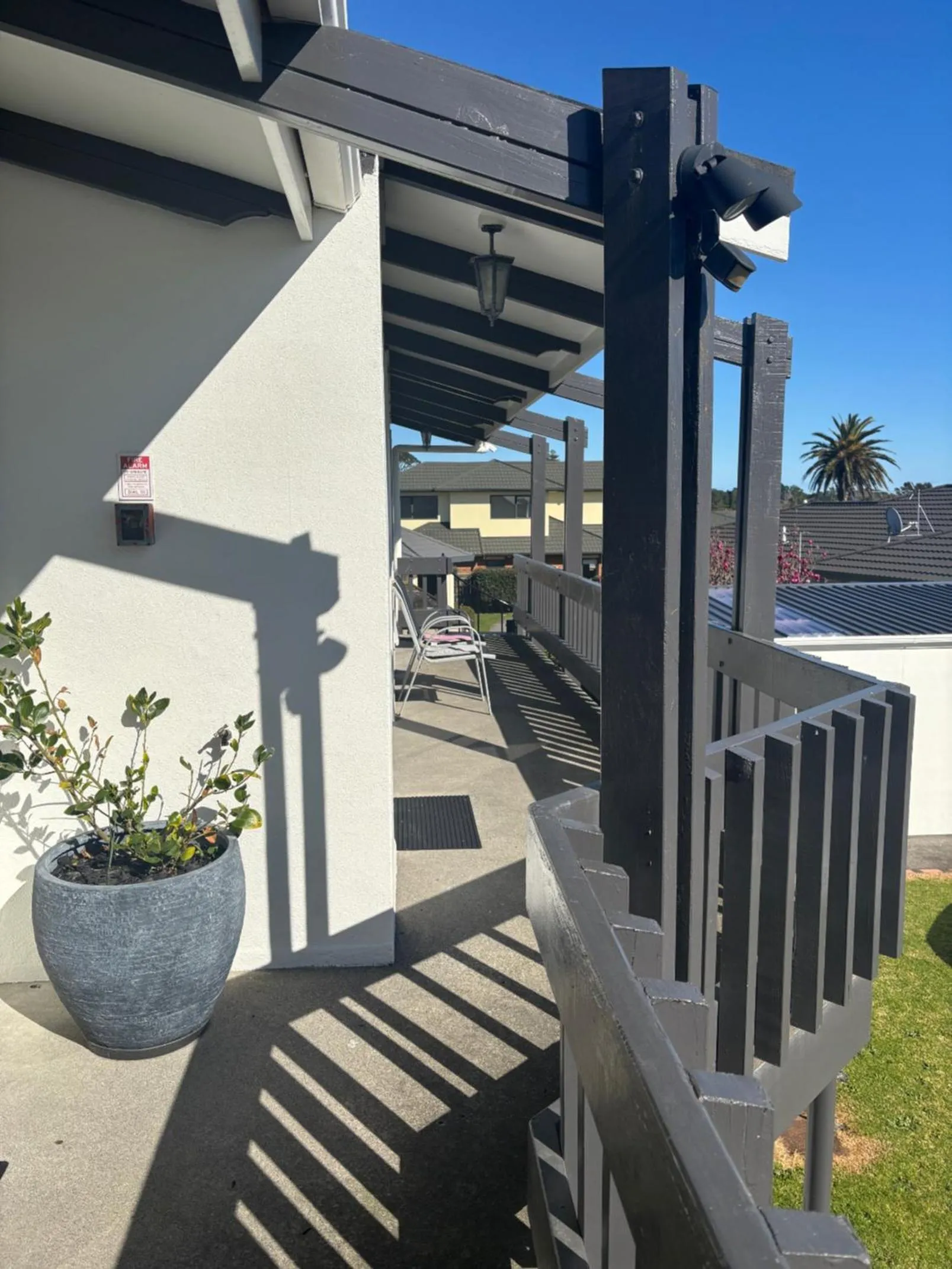 Balcony/Terrace in Parkside Motel and Apartments