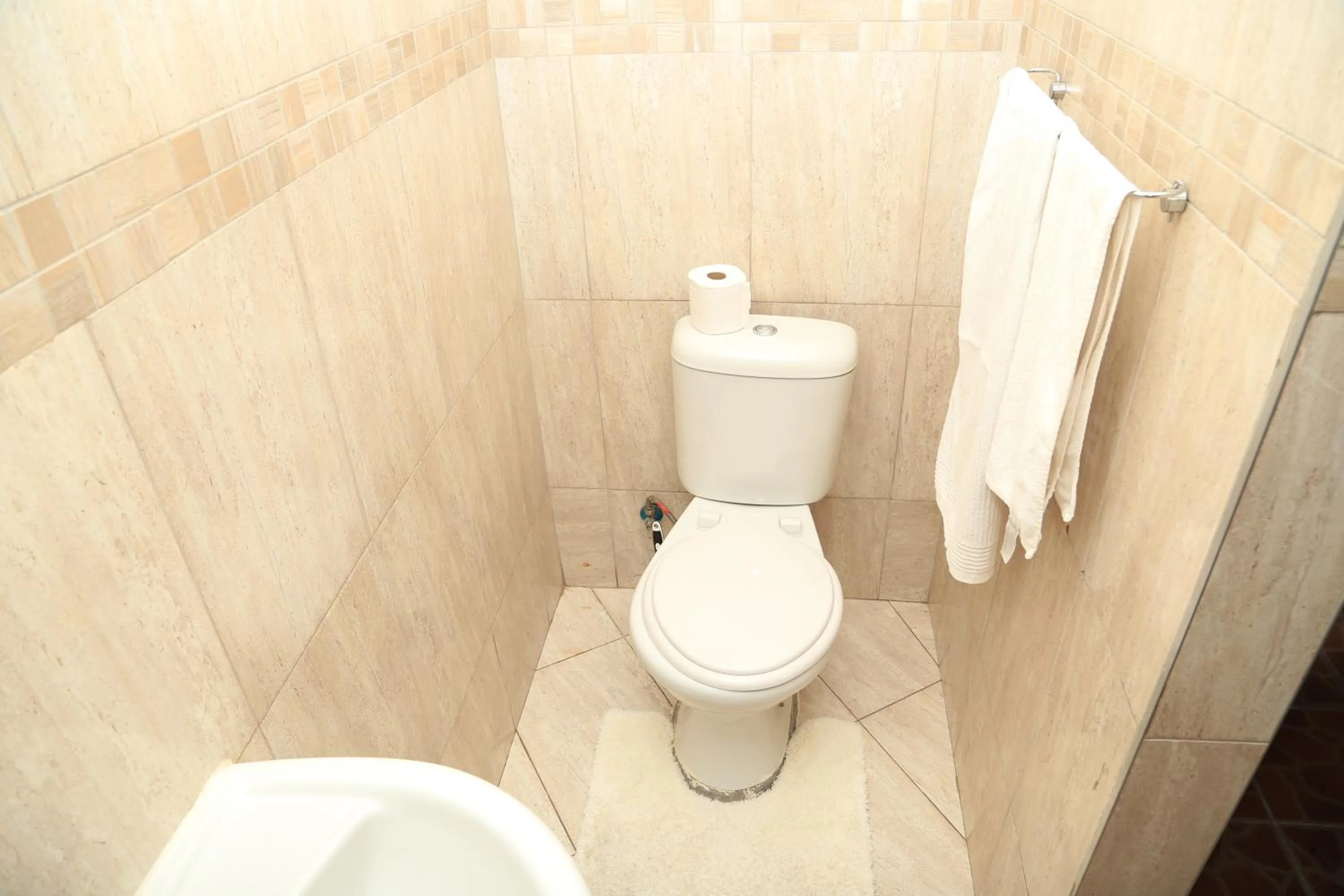 Toilet in Coco Palm Bed & Breakfast