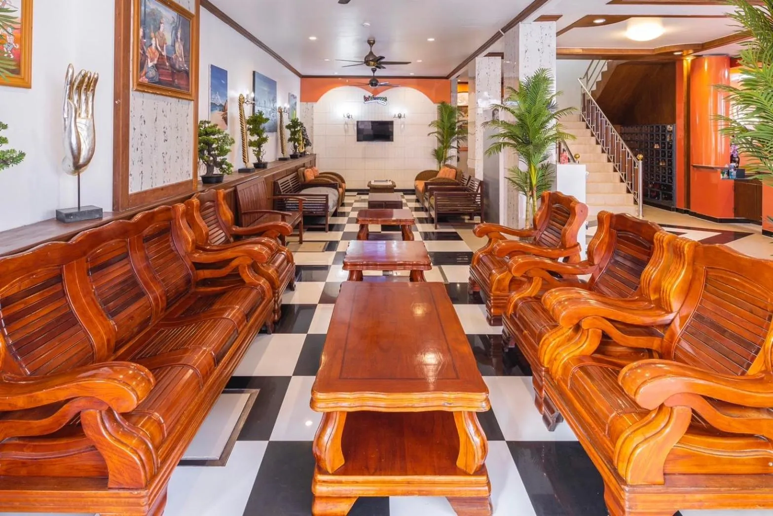 Living room in Sun Shine Patong