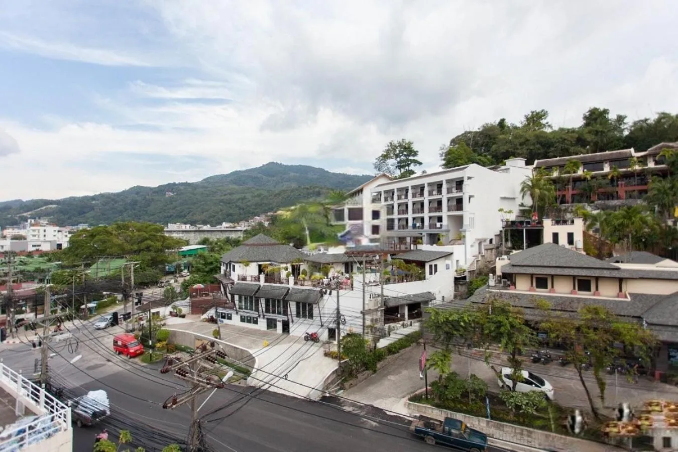 Bird's eye view in Sun Shine Patong