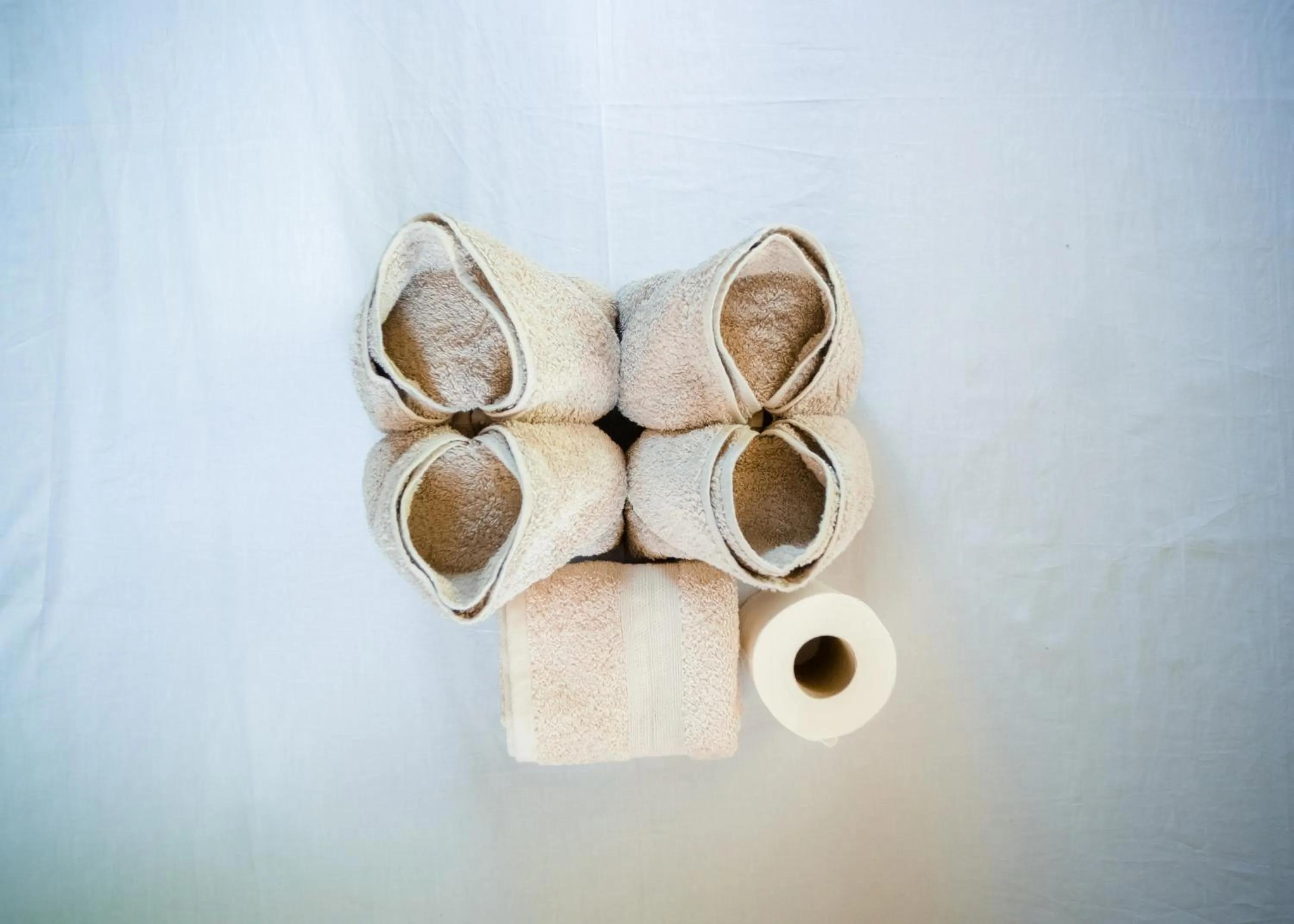 towels in Ocean Green Eco Lodge