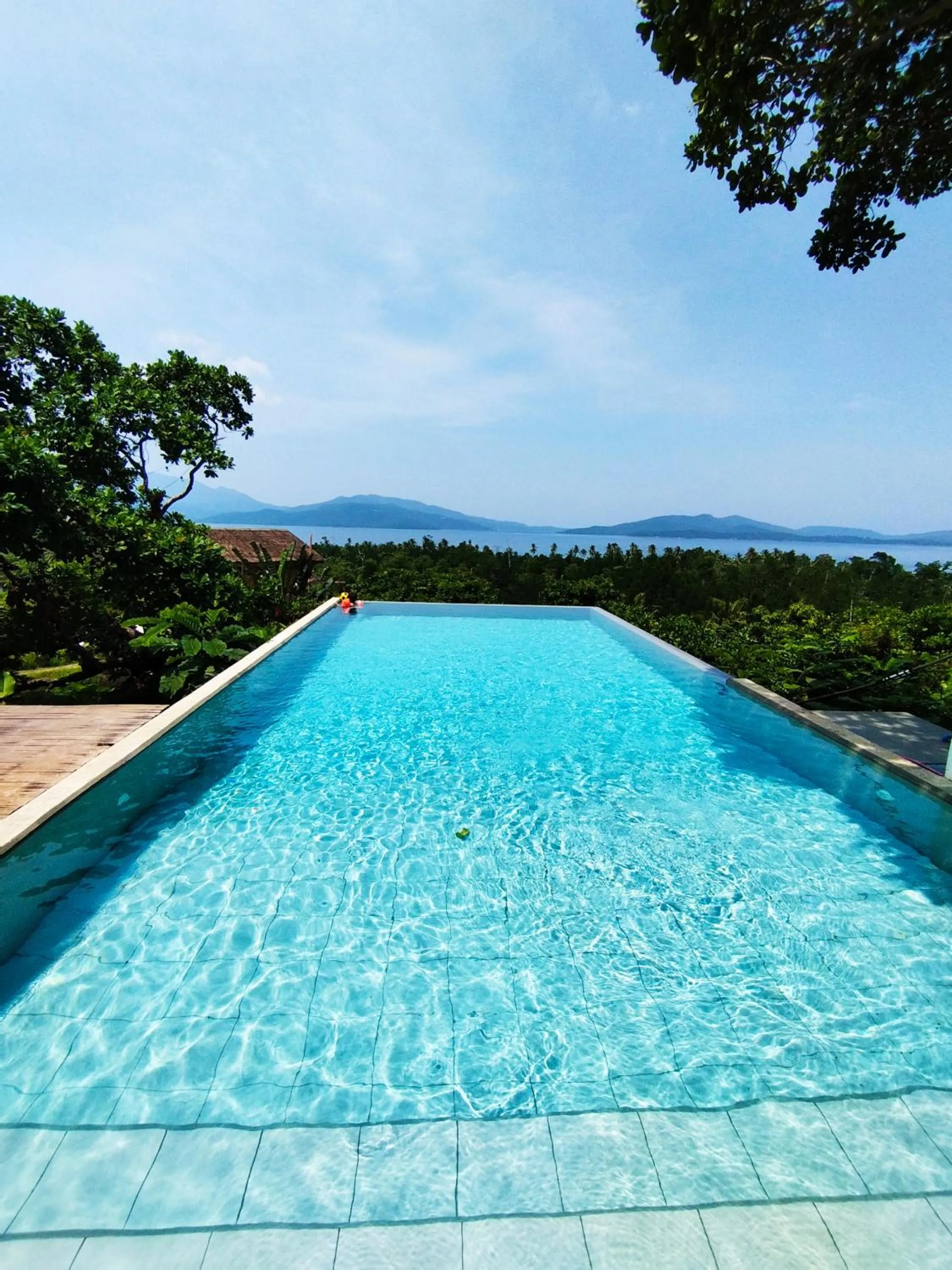 Sea view in Ocean Green Eco Lodge