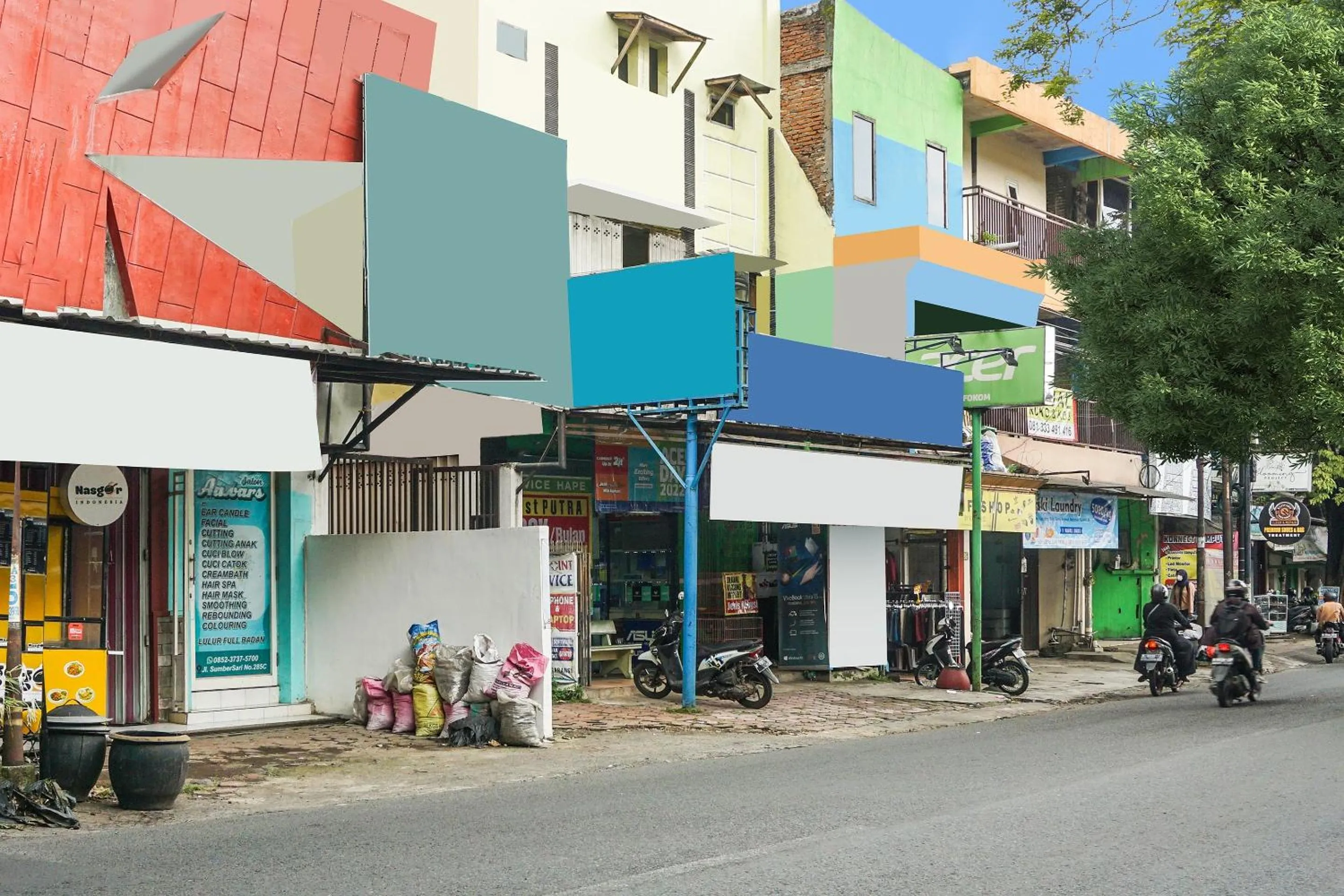 Facade/entrance in OYO 91926 Serayu Sumbersari Homestay