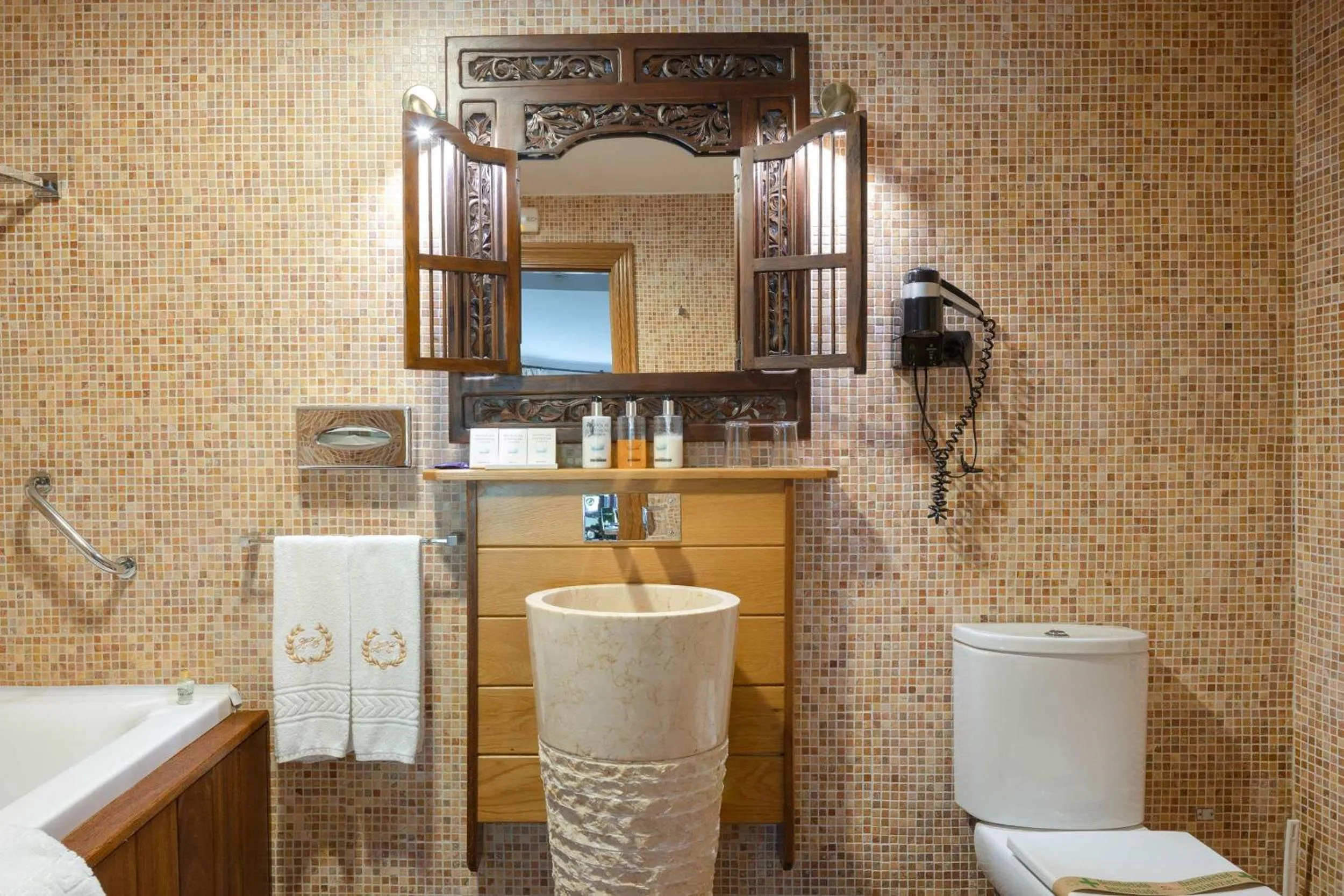 Bathroom in Hotel & Spa Etxegana