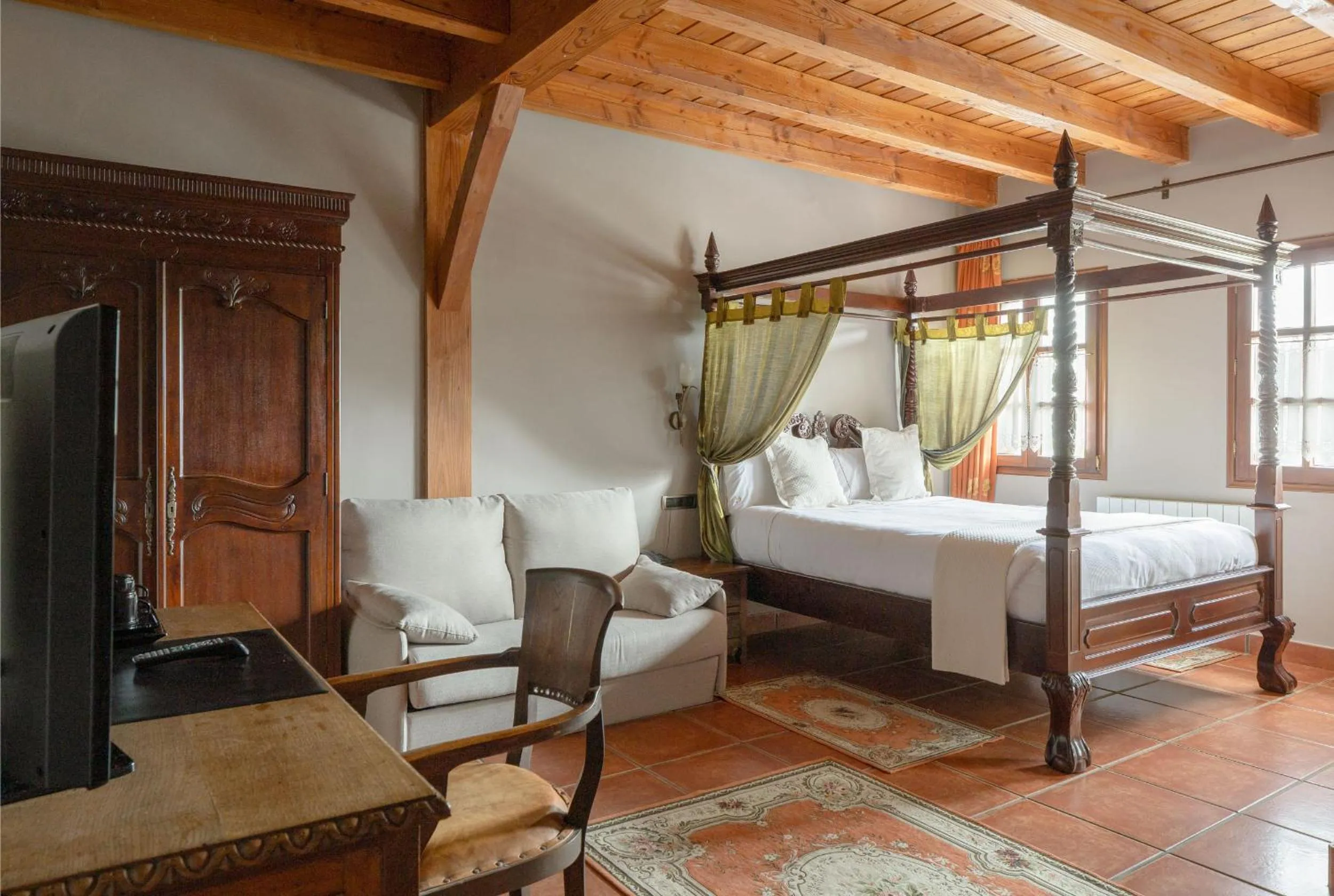 Photo of the whole room, Bed in Hotel & Spa Etxegana