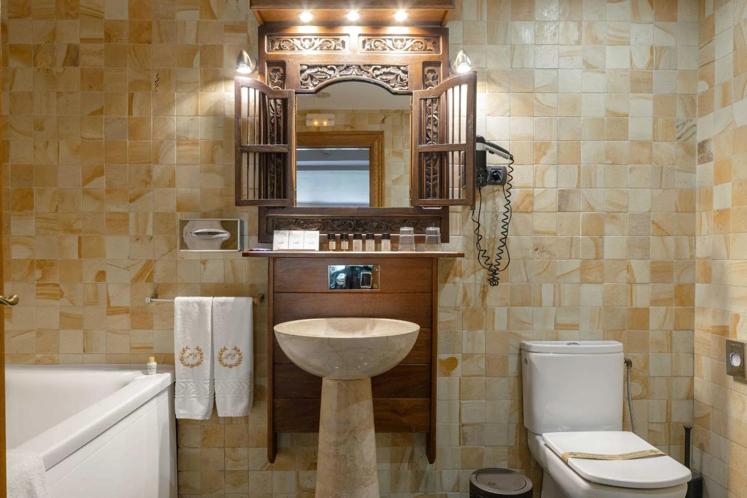 Bathroom in Hotel & Spa Etxegana