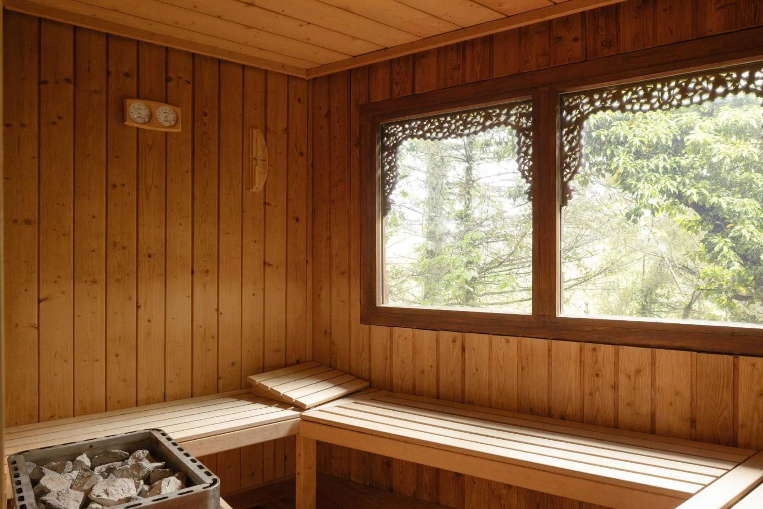 Sauna in Hotel & Spa Etxegana