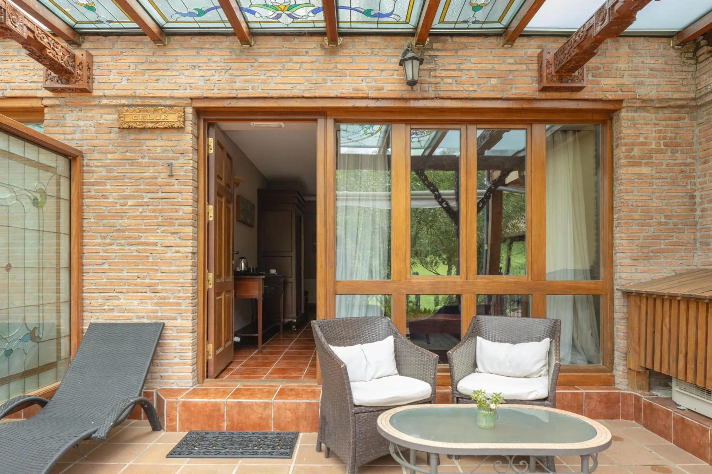 Balcony/Terrace in Hotel & Spa Etxegana