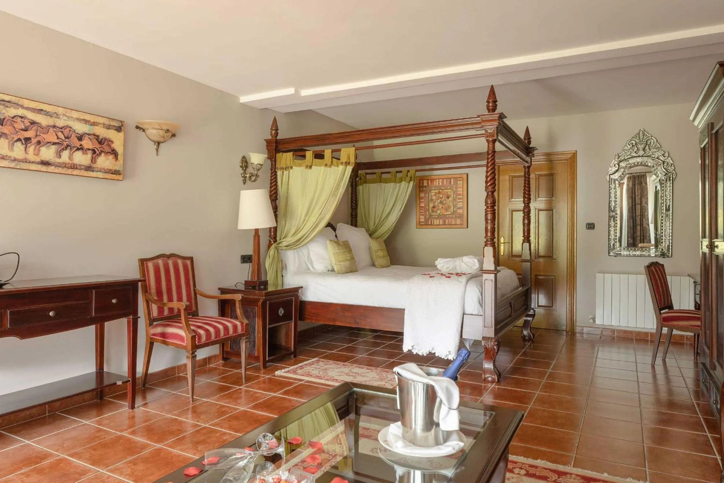 Bed in Hotel & Spa Etxegana