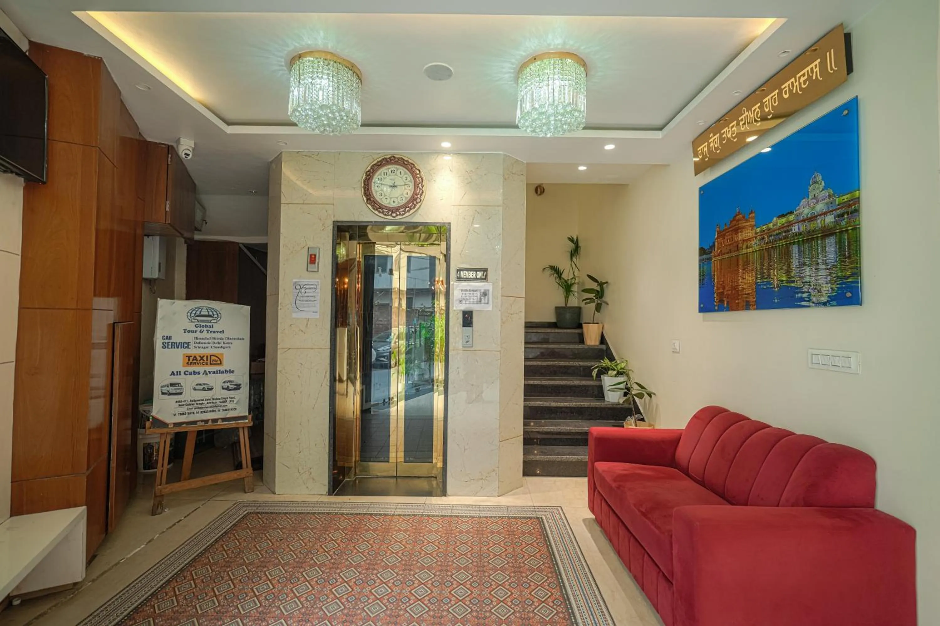 Lobby or reception in Hotel Global Inn