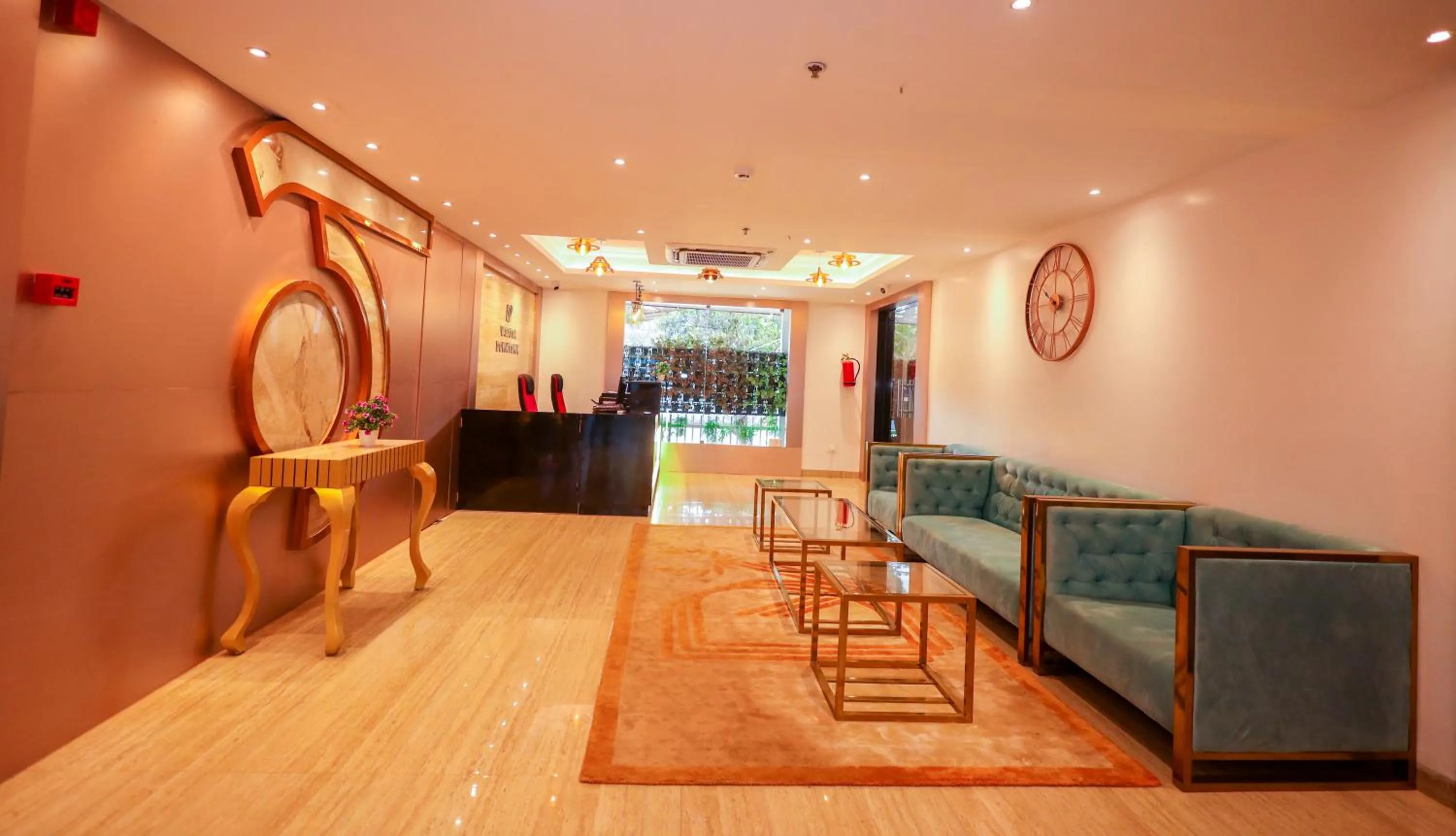 Seating area in Vagator Downtown By VDP