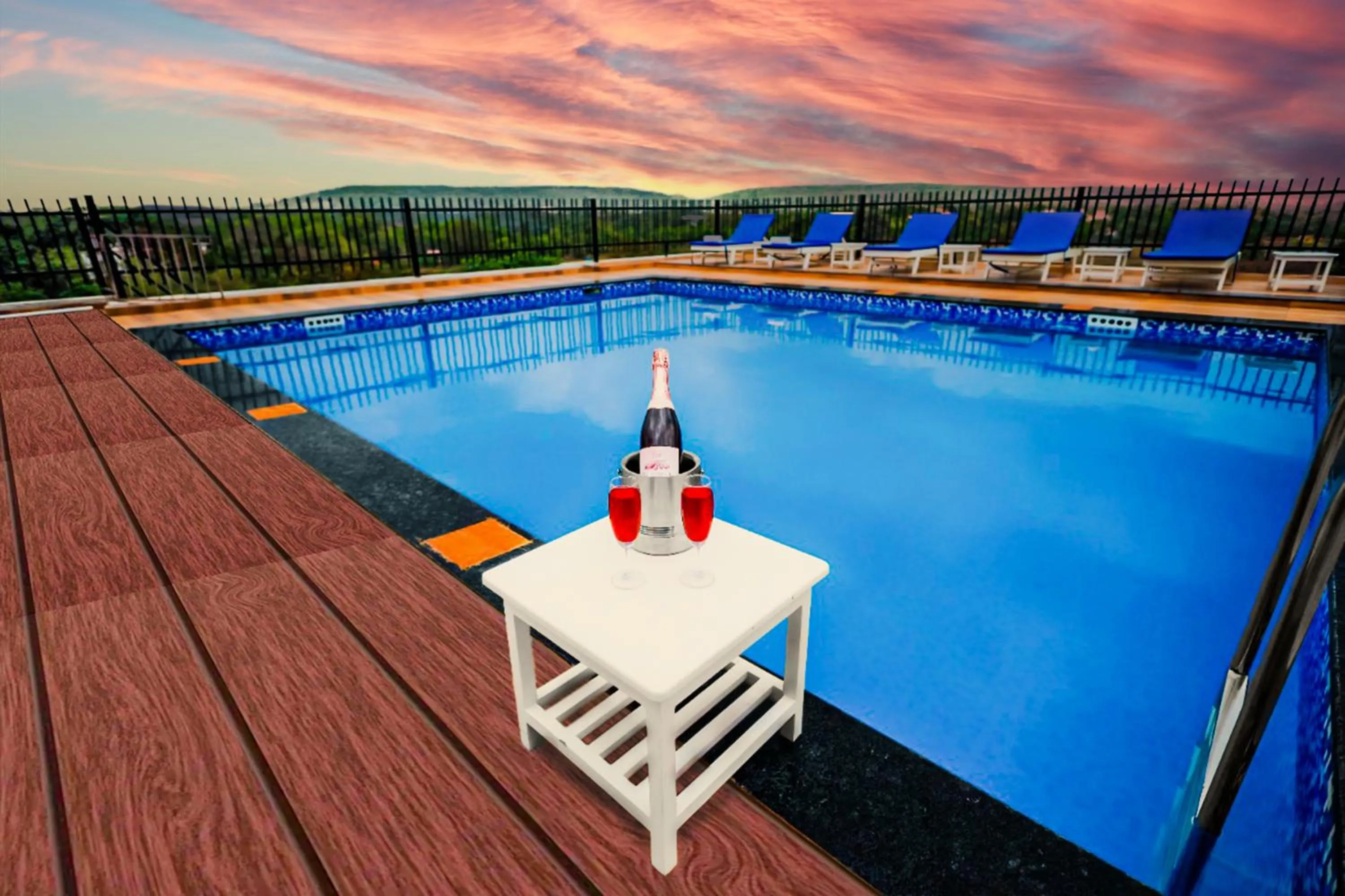 Swimming pool in Vagator Downtown By VDP