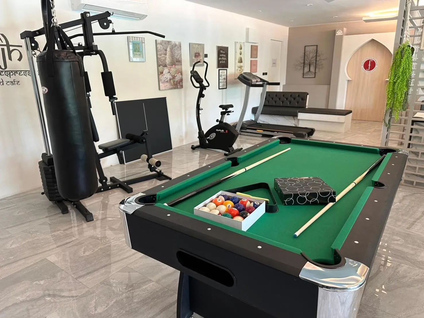 Fitness centre/facilities in Tajh Pool Villas