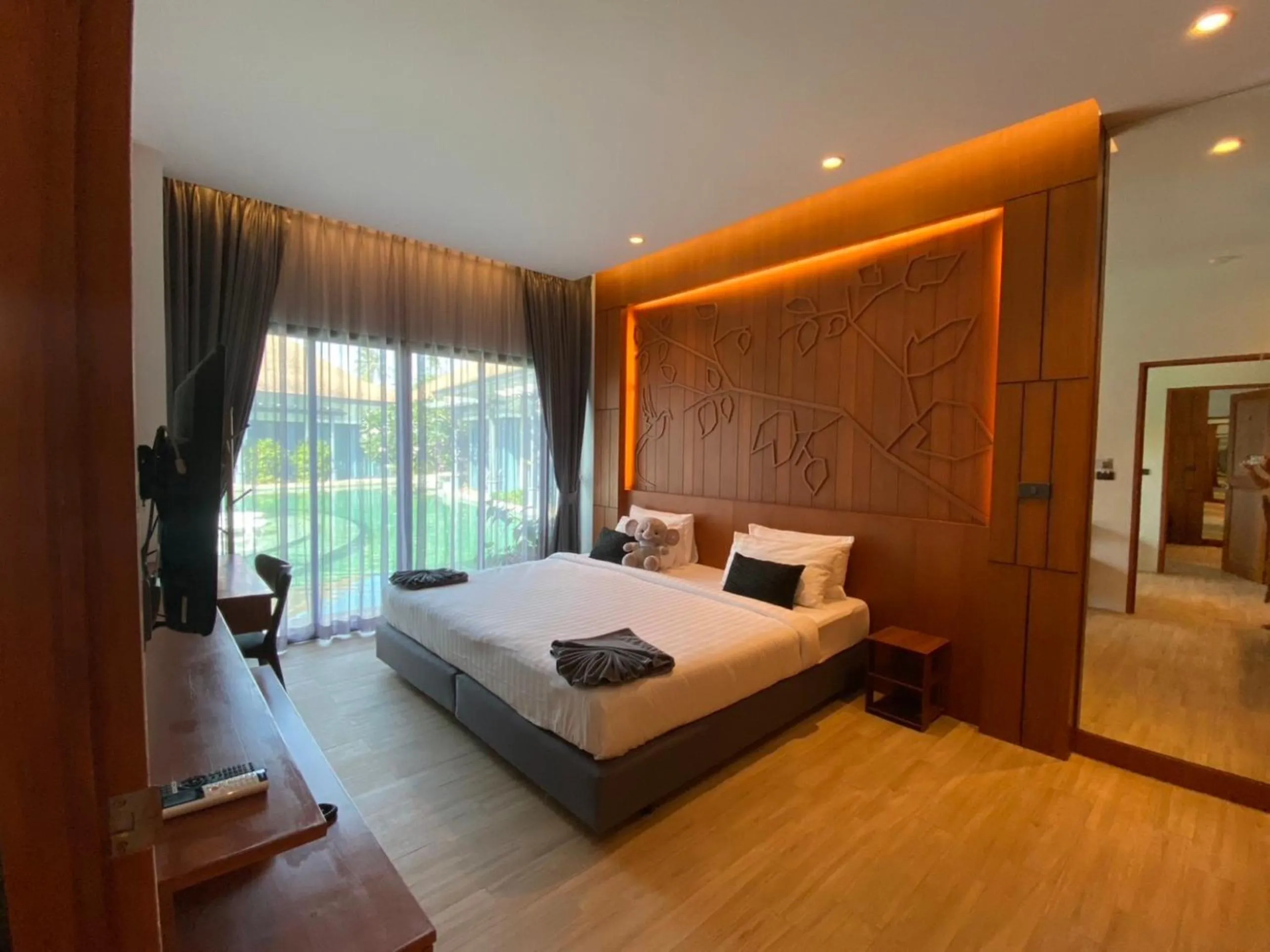 Bed in Tajh Pool Villas